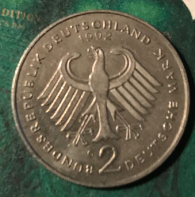 German 2 Deutch Mark  coin collectible - Main Image 2