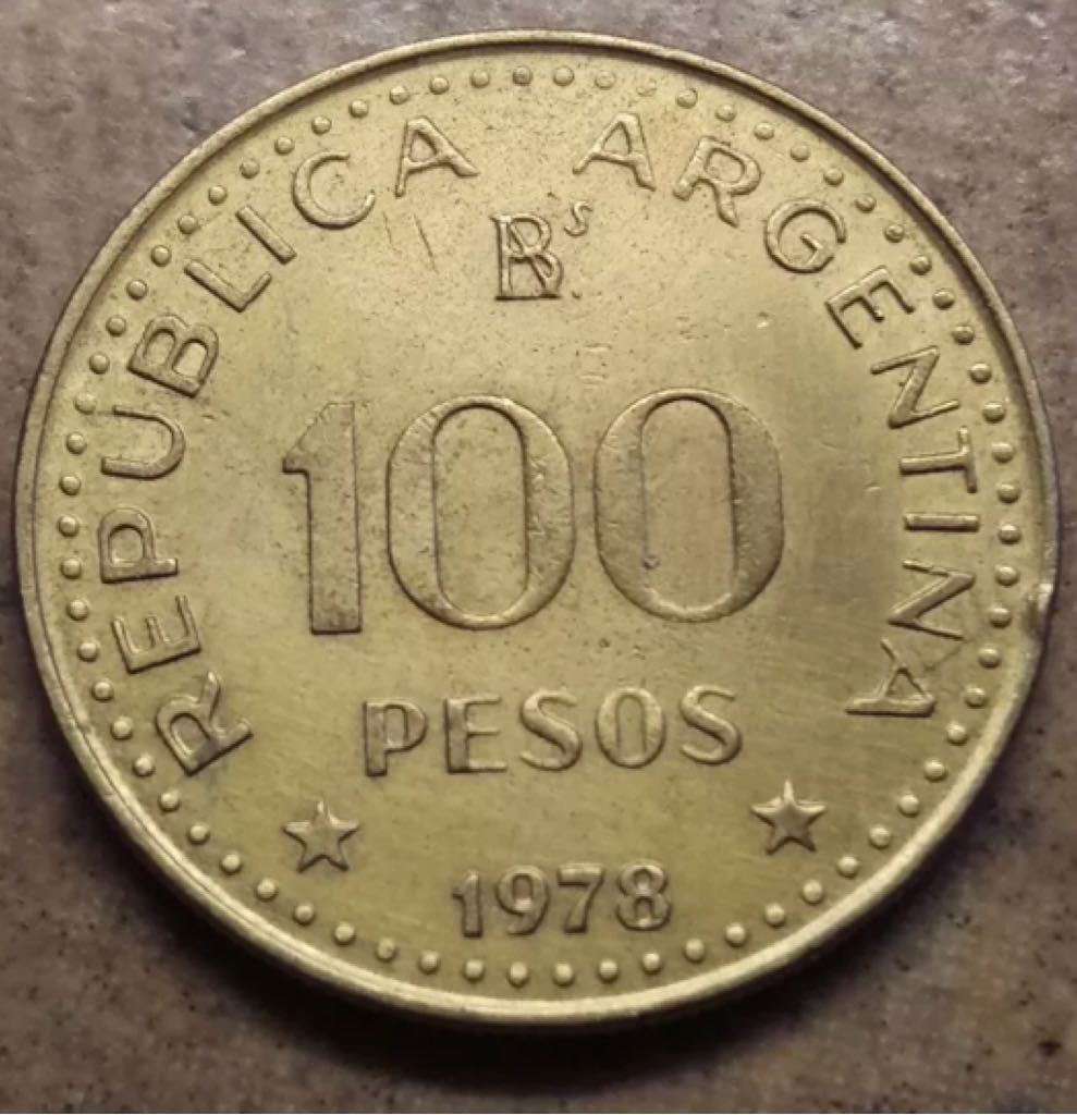 Argentina 100 Pesos  coin collectible - Main Image 2