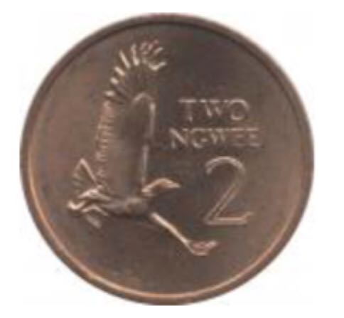 Zambie 2 Ngwee  coin collectible - Main Image 2