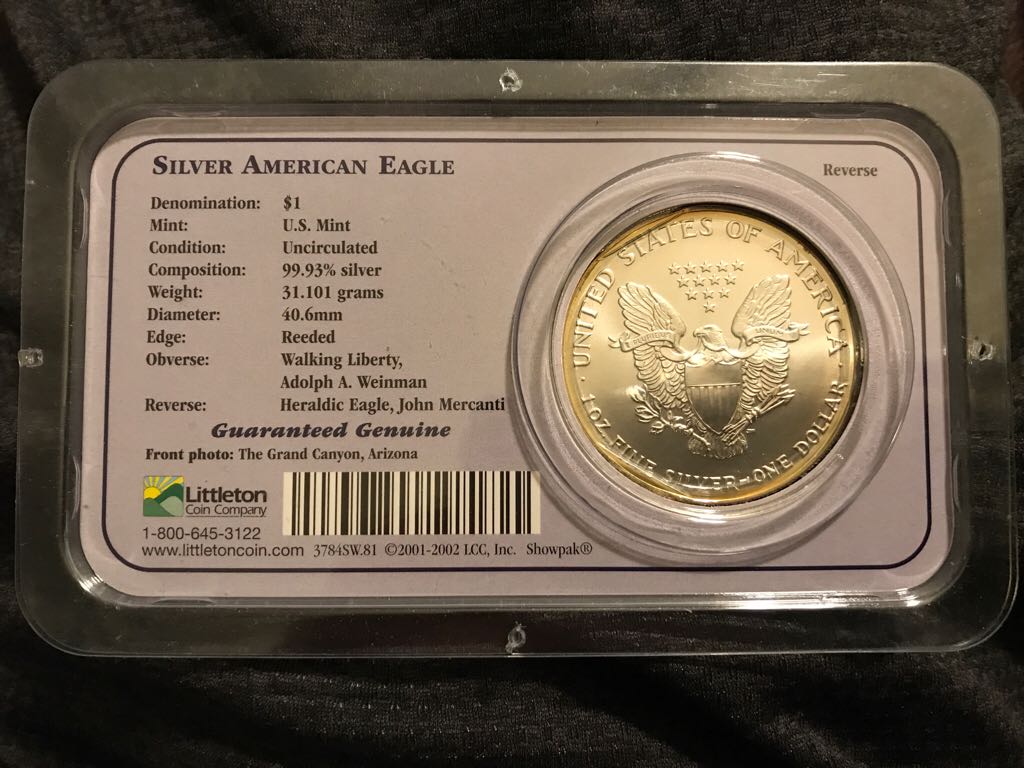 Littleton Silver Eagle Grand Canyon AZ   coin collectible - Main Image 2