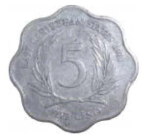 Eastern Caribbean States 5 Cents  coin collectible - Main Image 2