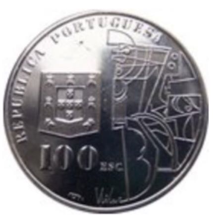 Portugal 100 Escudos  coin collectible - Main Image 2