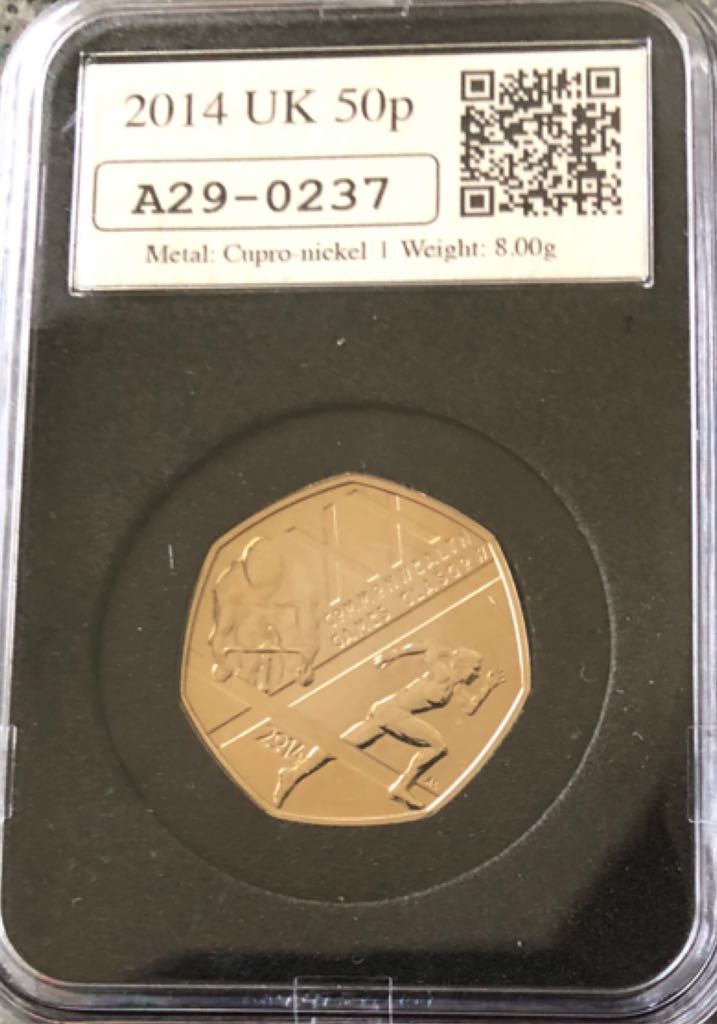 2014 50p Commonwealth Games  coin collectible - Main Image 2