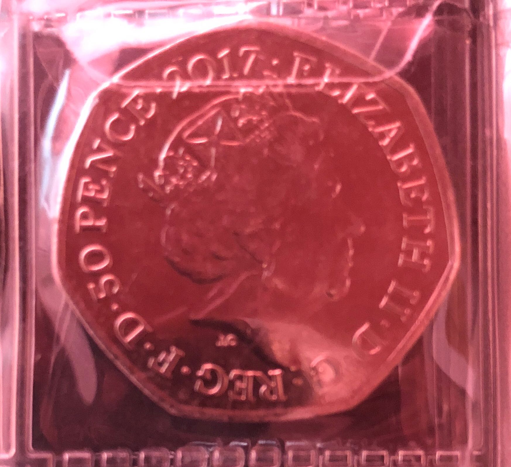 2017 50p Peter Rabbit  coin collectible - Main Image 2