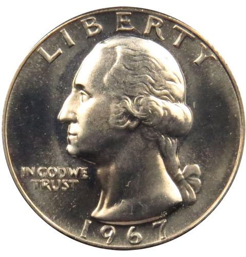 1967 Quarter  coin collectible - Main Image 1