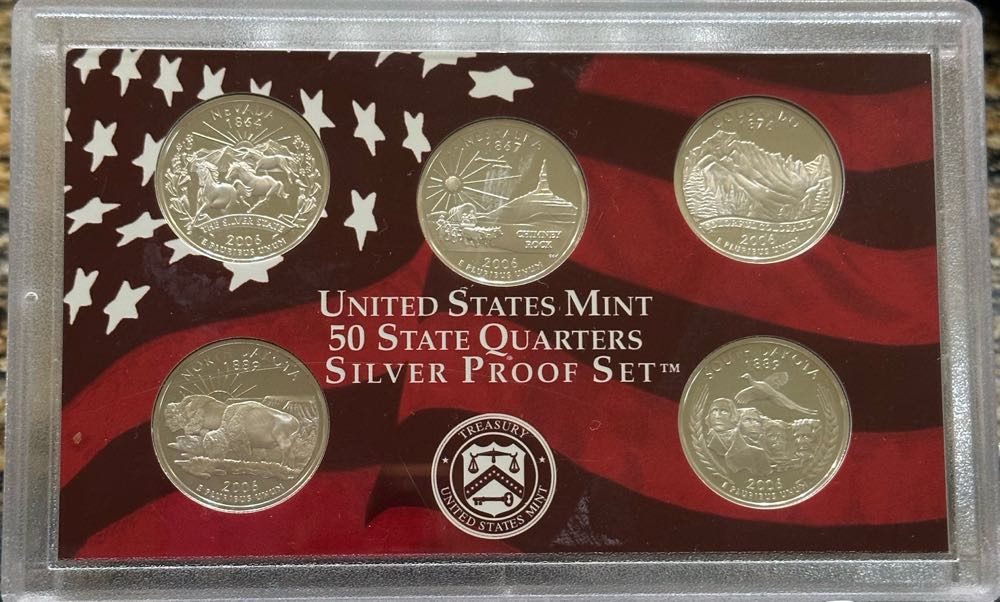 A. 2006 United States Mint Proof Set  coin collectible [Barcode 704785051973] - Main Image 2
