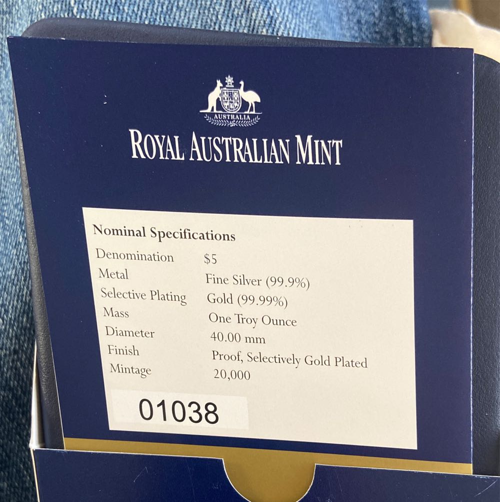 Rugby World Cup 2003 $5 Proof Coin  coin collectible [Barcode 9314688001053] - Main Image 4