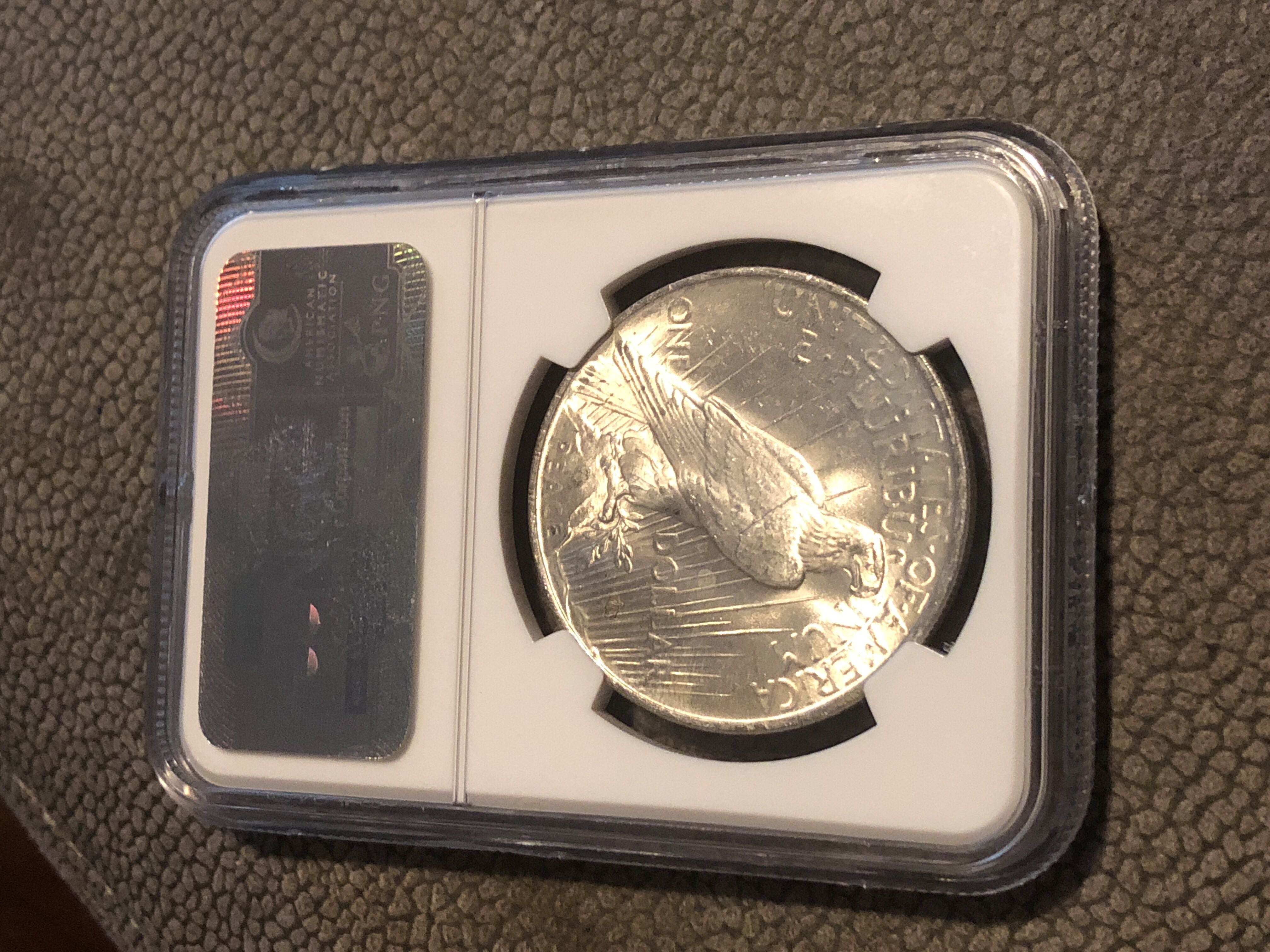 1922-D Peace Silver Dollar S$1 MS61  coin collectible - Main Image 2