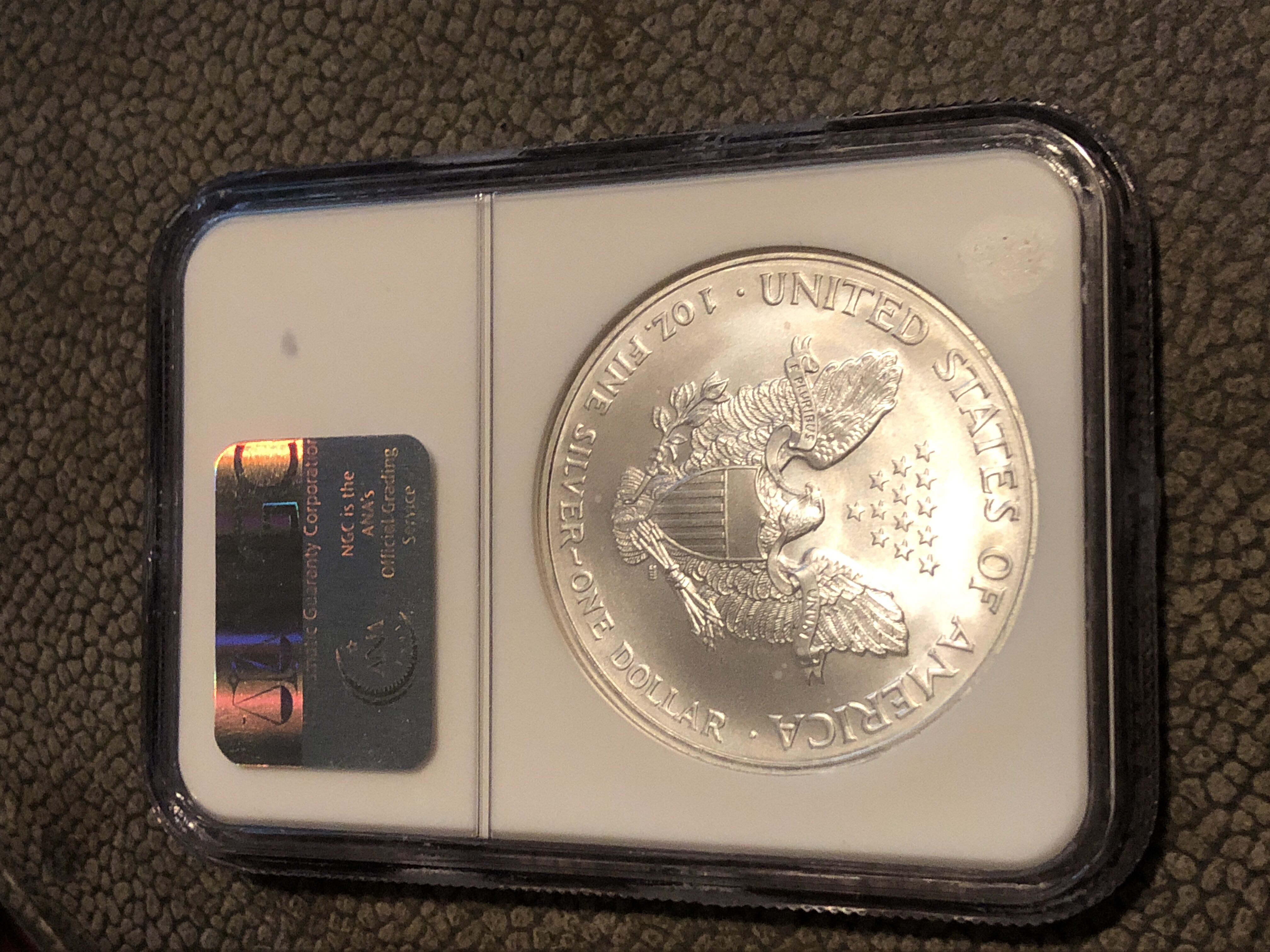 2003 Silver Eagle S$1 MS69  coin collectible - Main Image 2