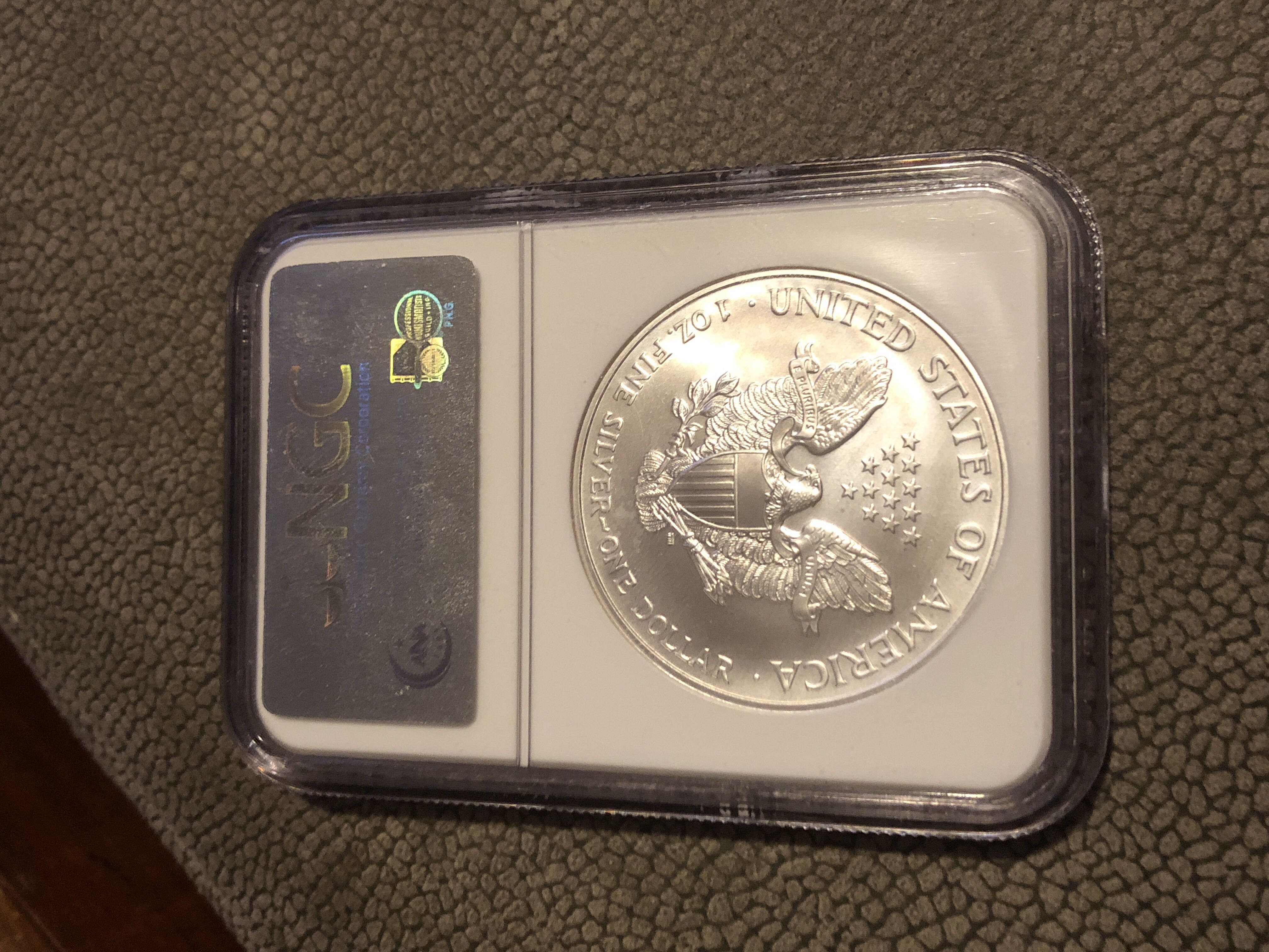 2006 Silver Eagle S$1 First Strikes Gem Uncirculated  coin collectible - Main Image 2