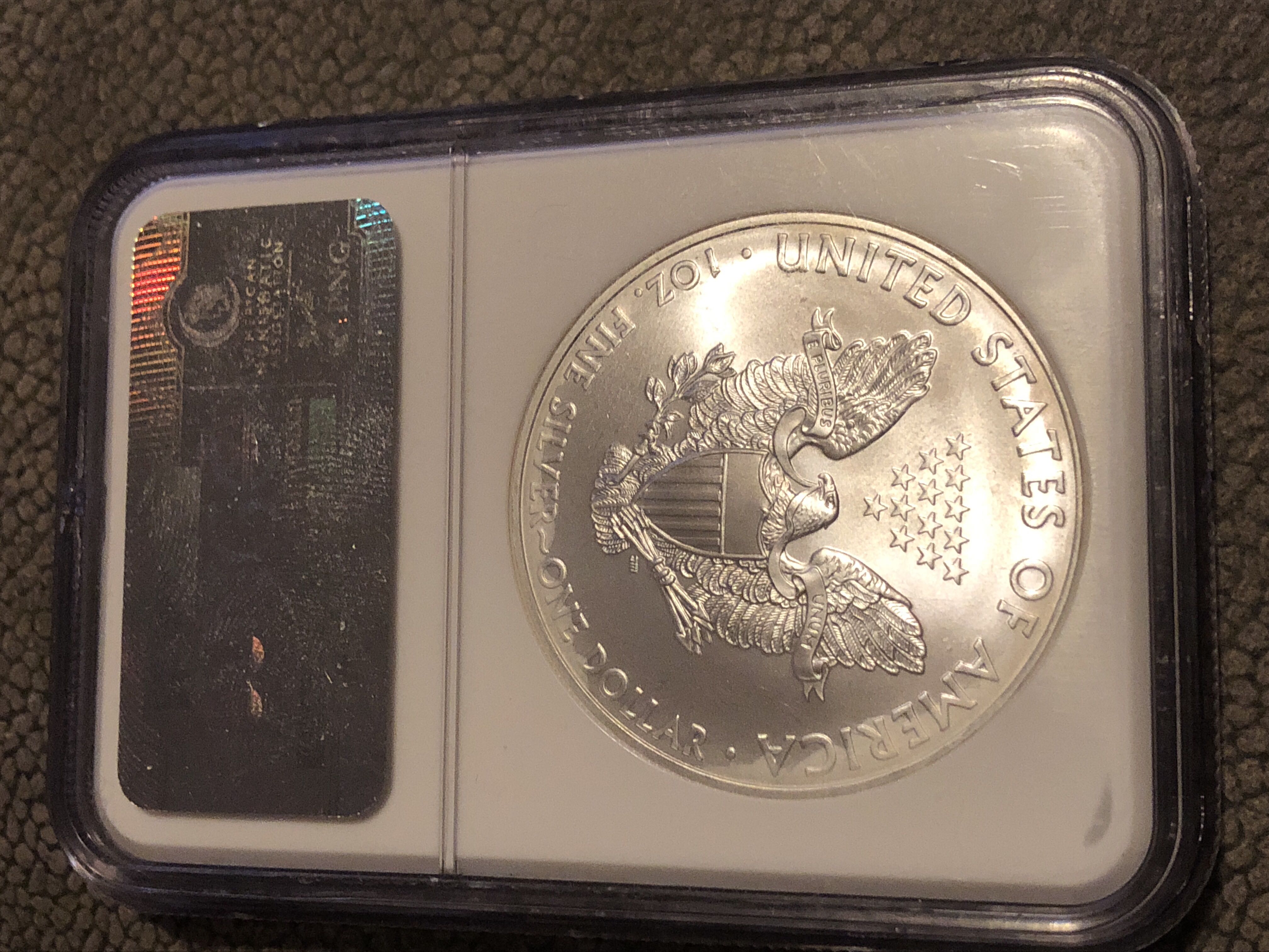 2009 Silver Eagle S$1 Early Releases MS69  coin collectible - Main Image 2