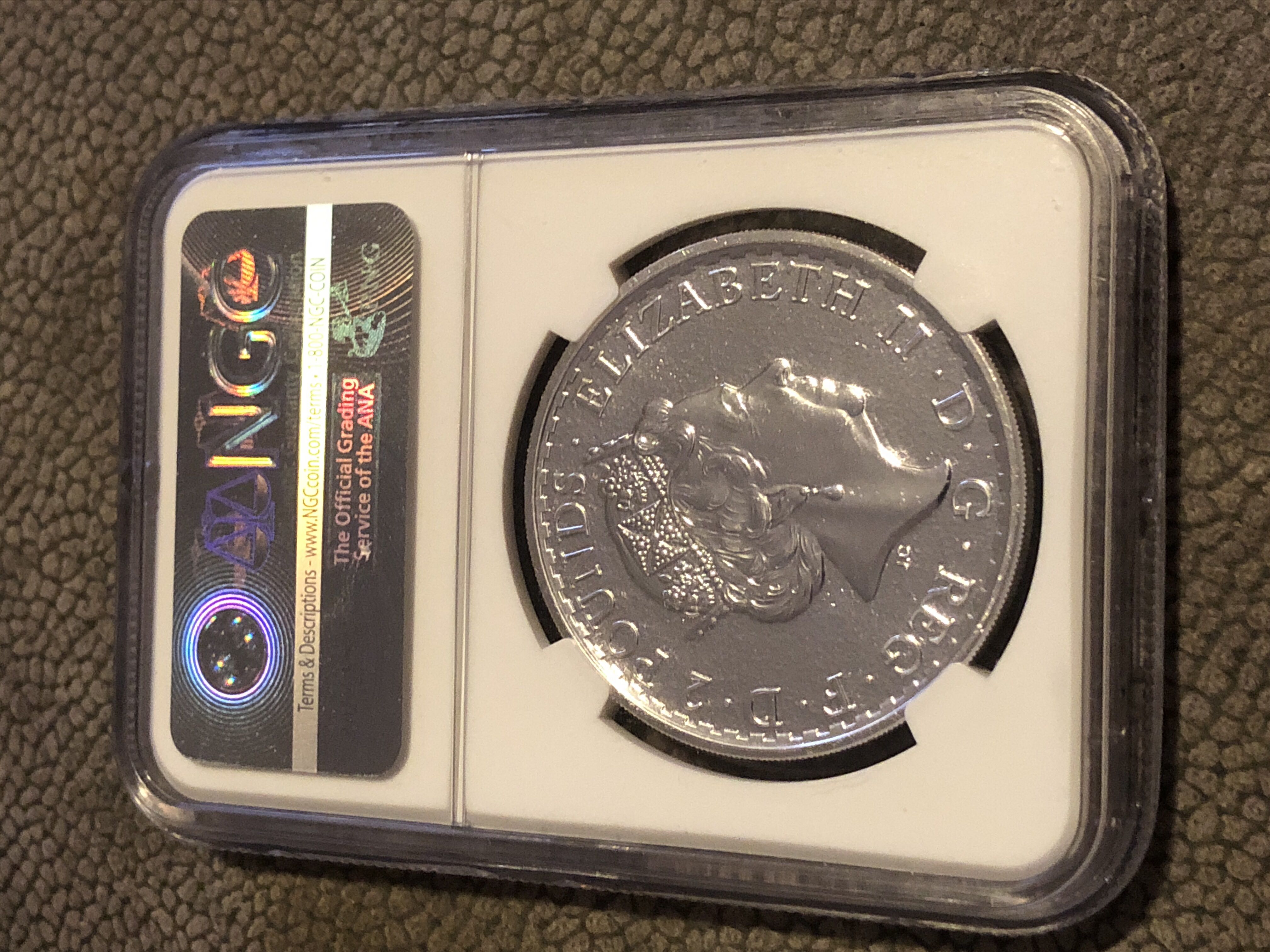 2017 G. Britain S$2 Britannia First Releases MS69  coin collectible - Main Image 2