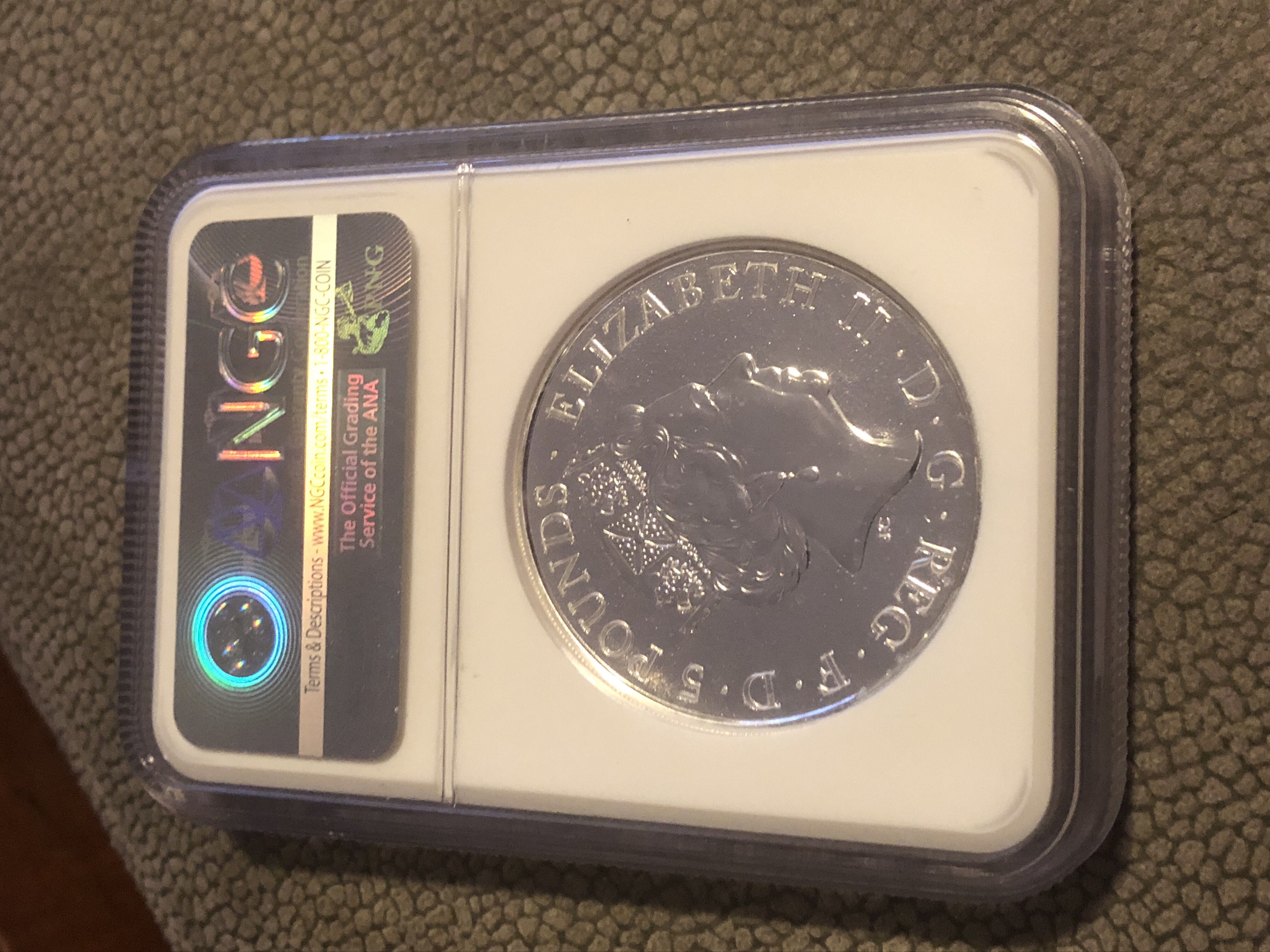 2017 2oz G. Britain S$5 The Dragon Of Wales MS69  coin collectible - Main Image 2