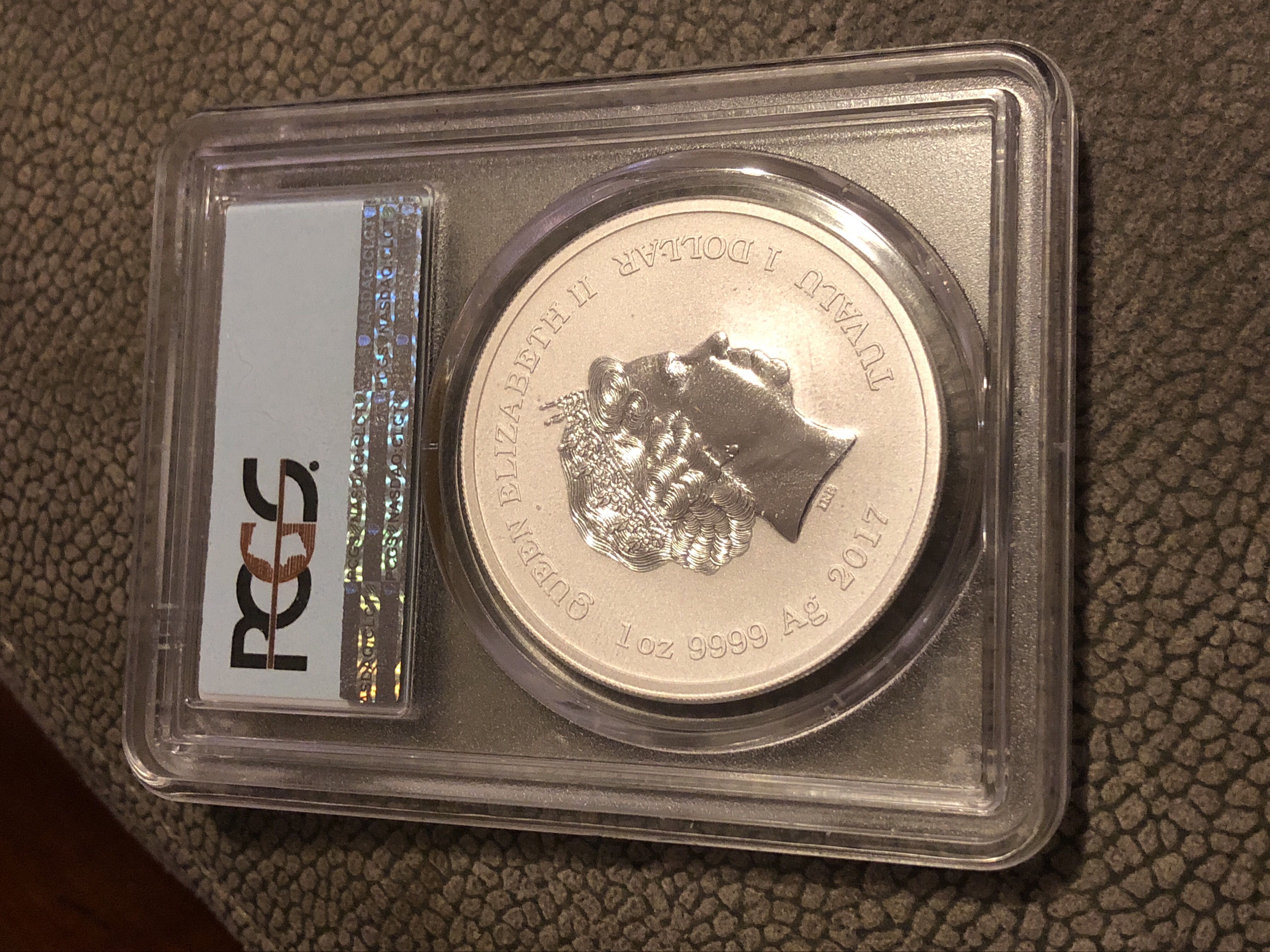 2017 Tuvalu S$1 Spider-Man MS69  coin collectible - Main Image 2