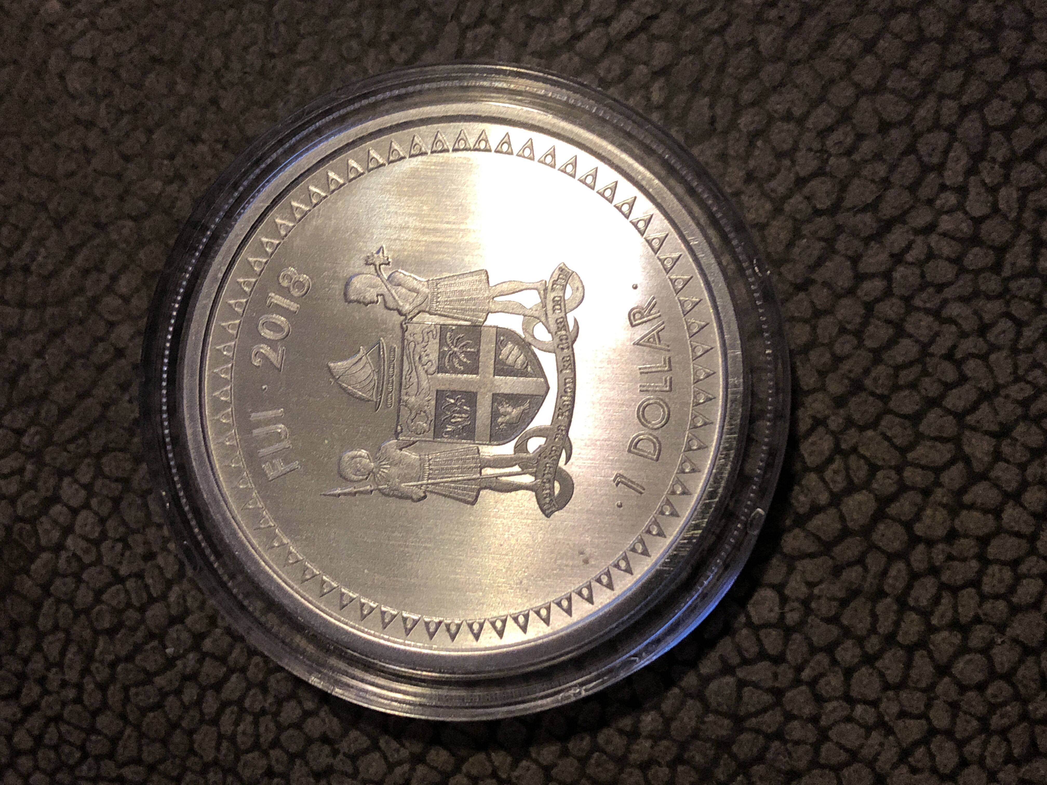 2018 Fiji S$1 Mermaid Rising  coin collectible - Main Image 2