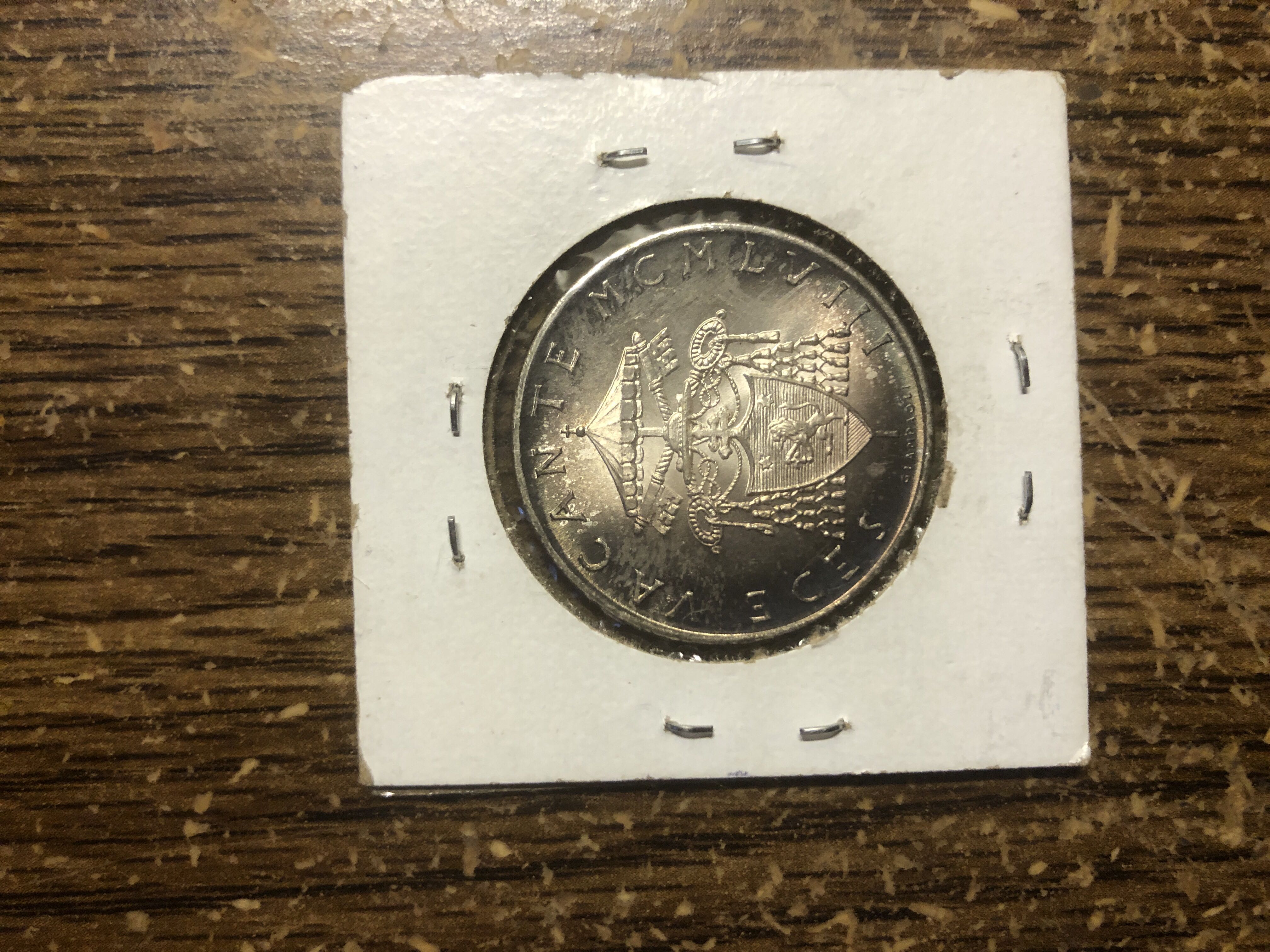 Silver Vatican Coin  coin collectible - Main Image 2