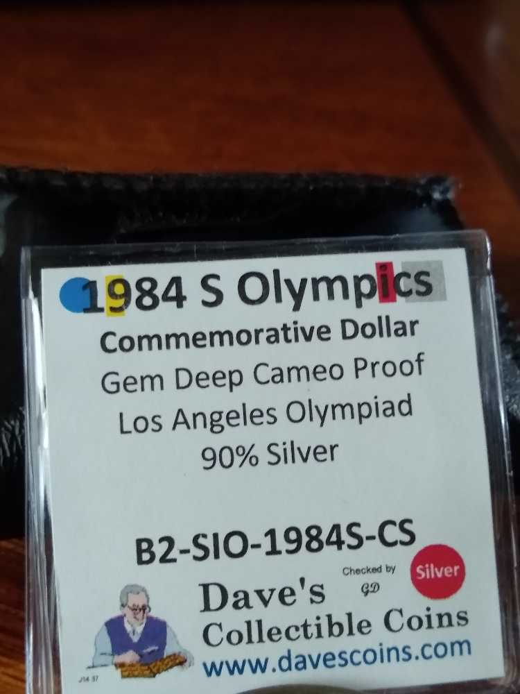 Olympic Commemorative 1984 S Proof   coin collectible - Main Image 3