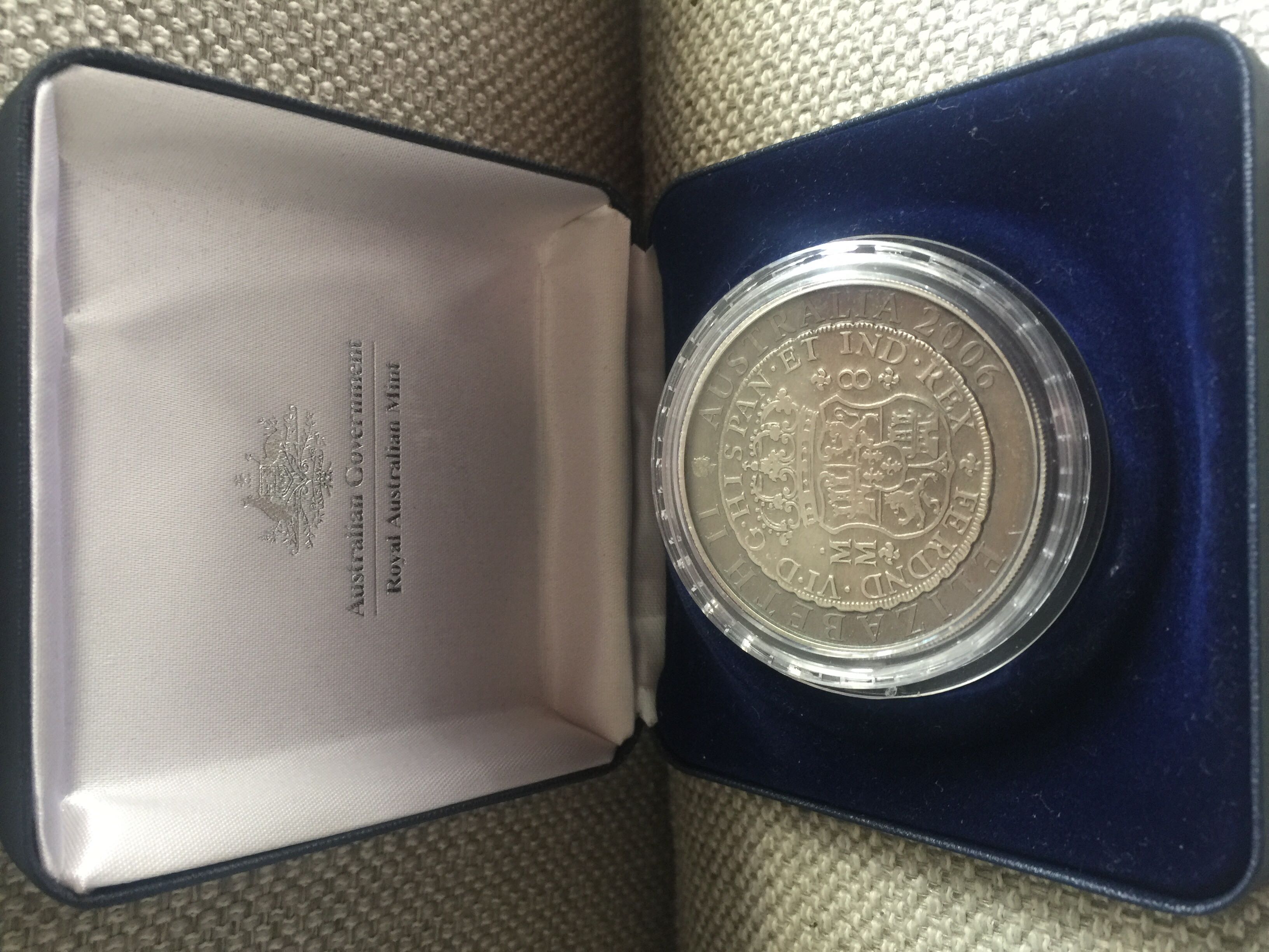 2006 $1 Antique Finish Silver Coin  coin collectible - Main Image 3