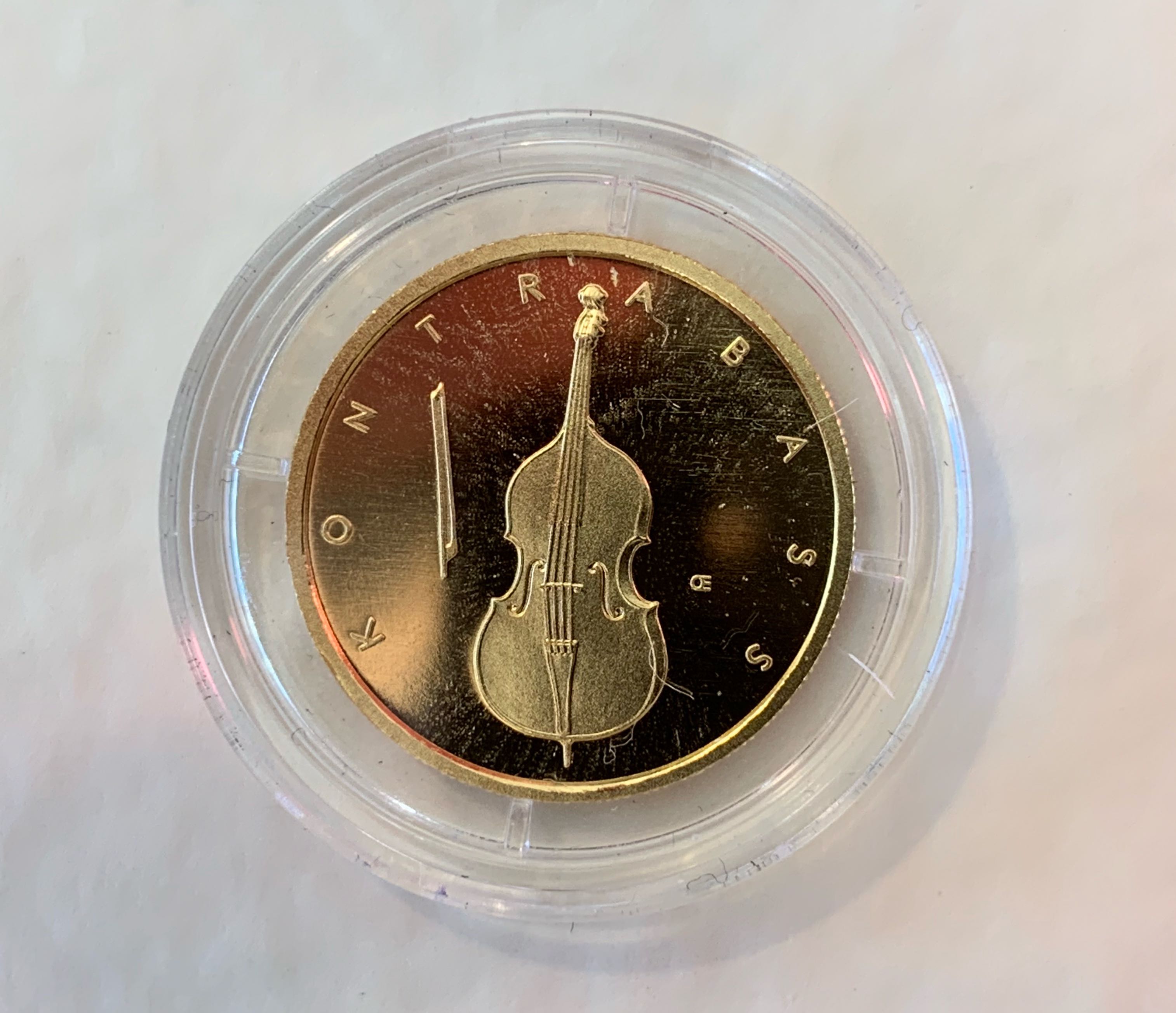 50 Euro Goldmünze 2018 „Kontrabass“  coin collectible - Main Image 2