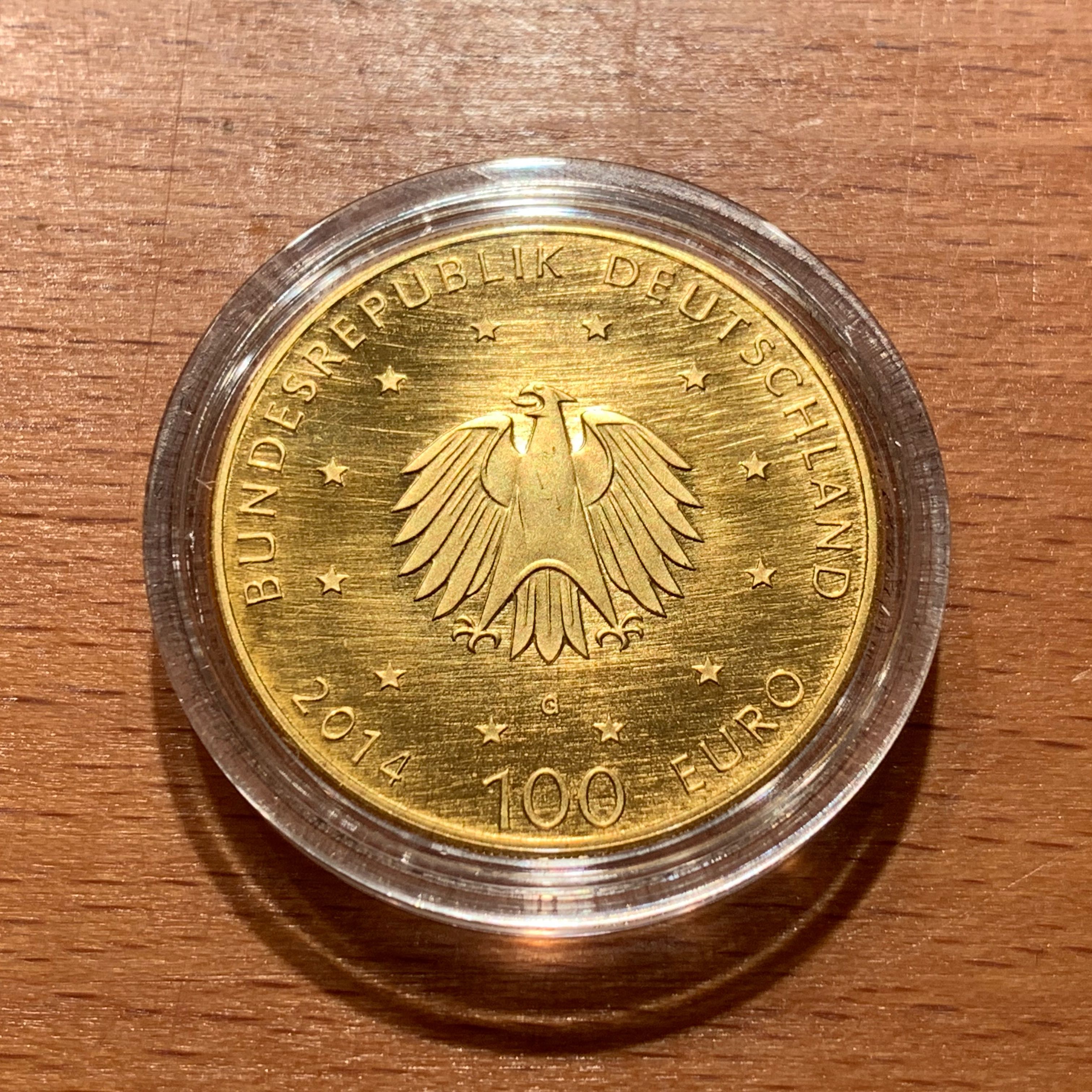 100 Euro Gold Kloster Lorsch 2014  coin collectible - Main Image 2