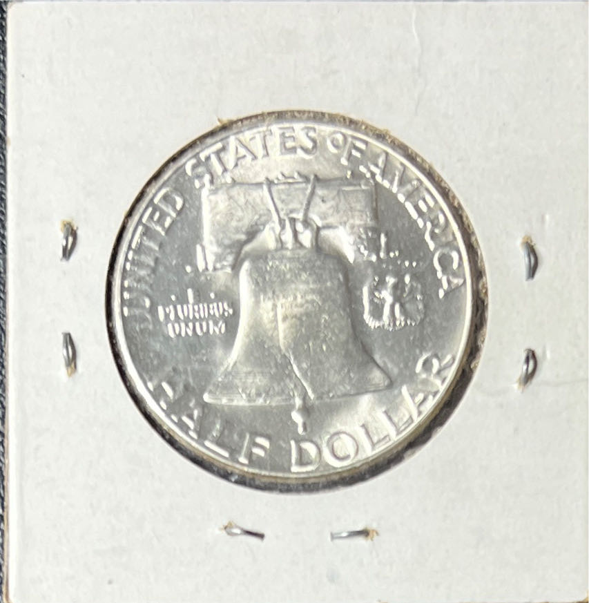 1955 Benjamin Franklin Half Dollar  coin collectible - Main Image 2