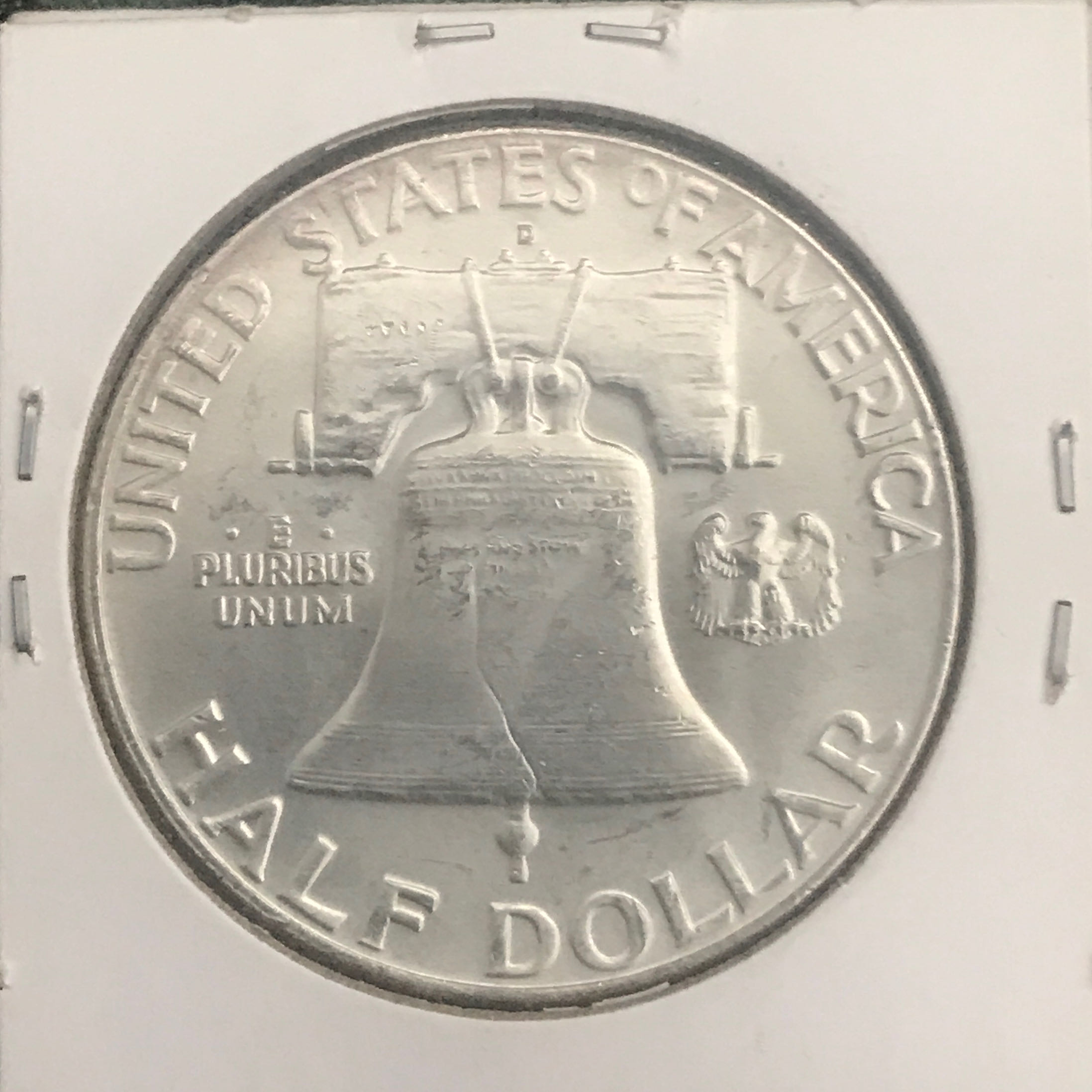 1961-D Franklin Half Dollar  coin collectible - Main Image 2