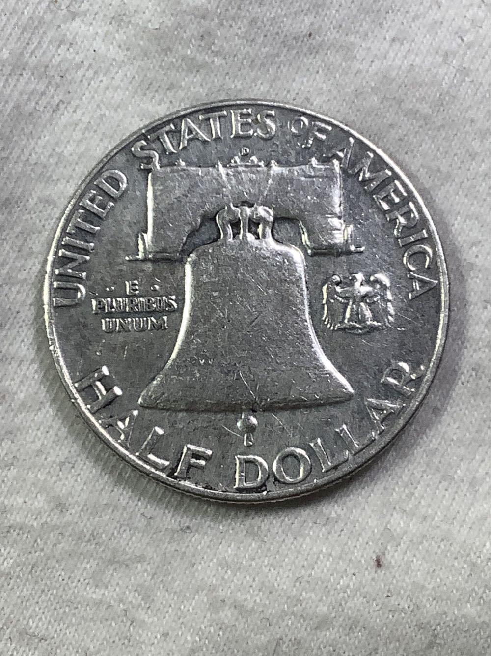 Franklin Half Dollar 1960D  coin collectible - Main Image 2