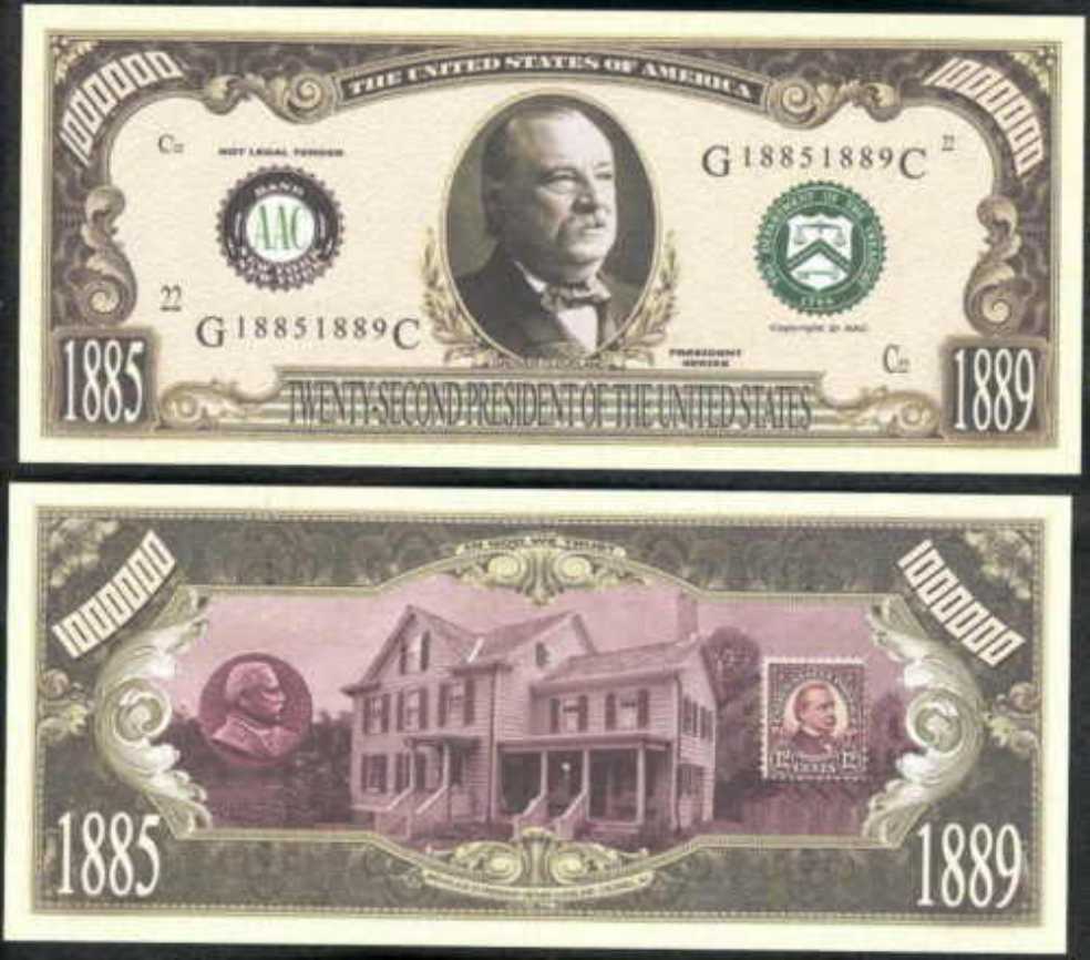 22nd President Grover Cleveland coin collectible - Main Image 4