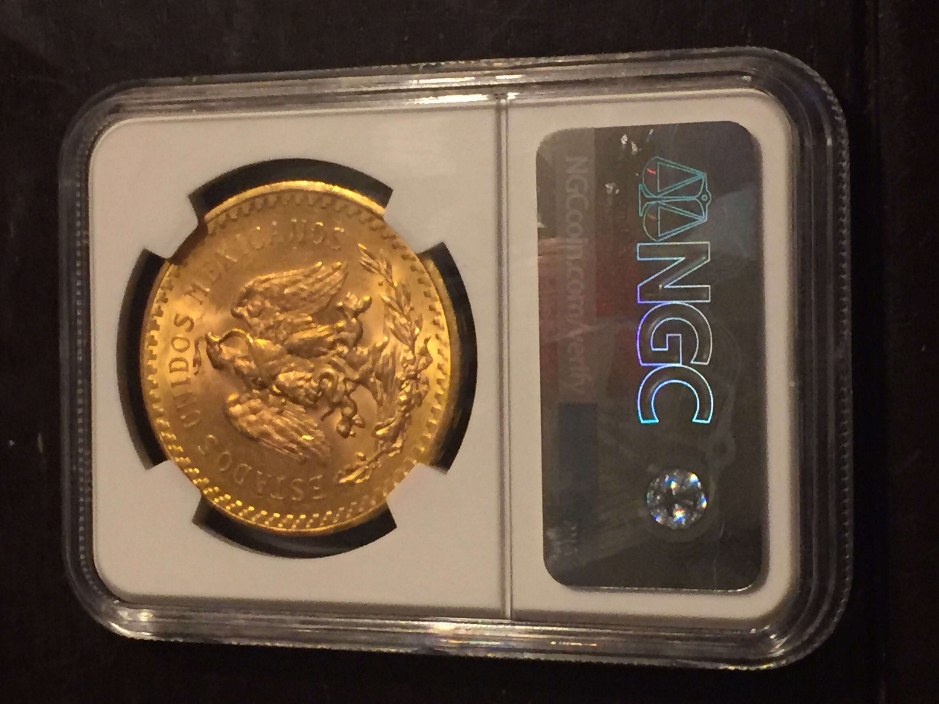 1921 50 Peso Centennario   coin collectible - Main Image 2