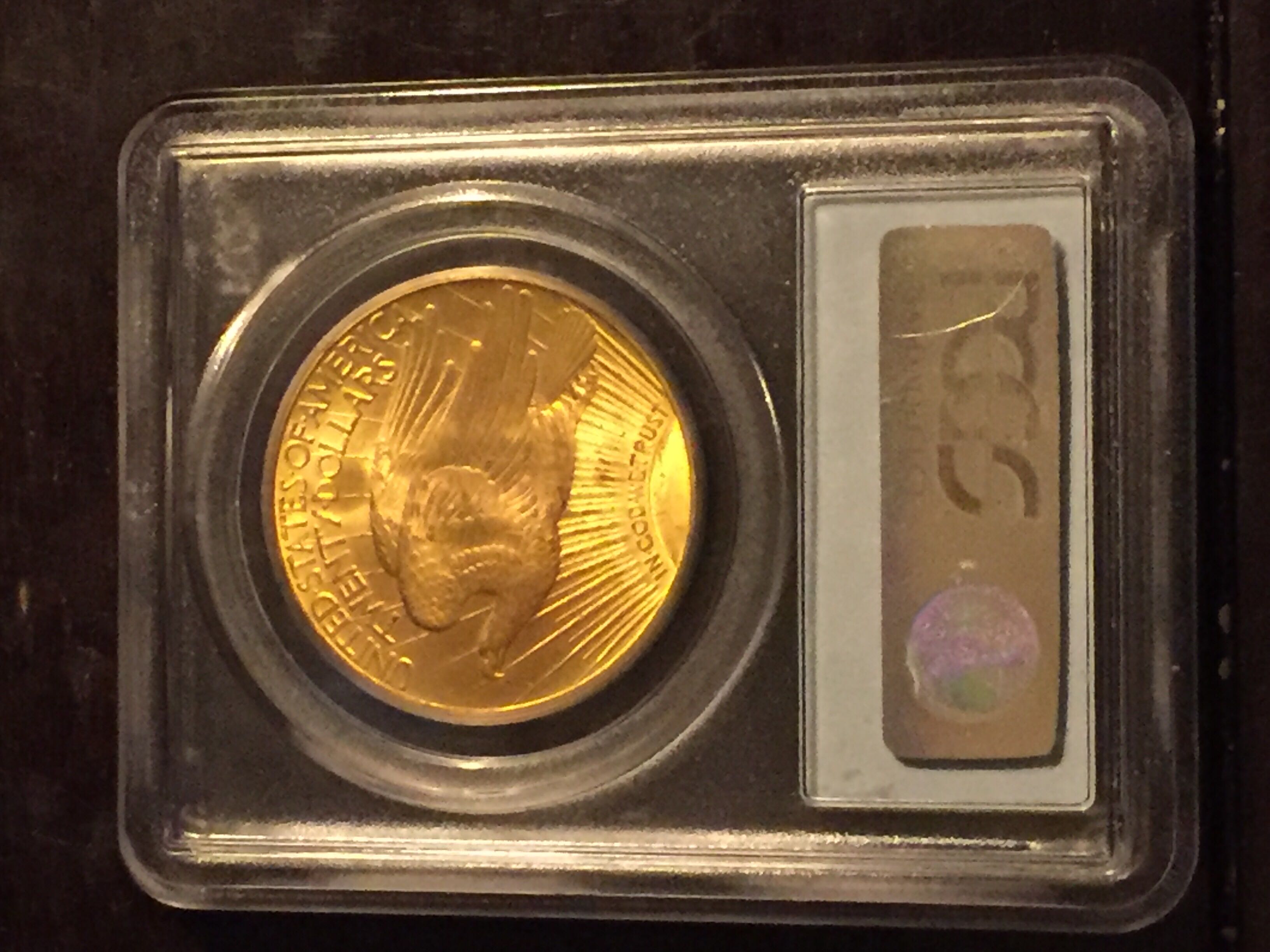 1914 D Double Eagle  coin collectible - Main Image 2