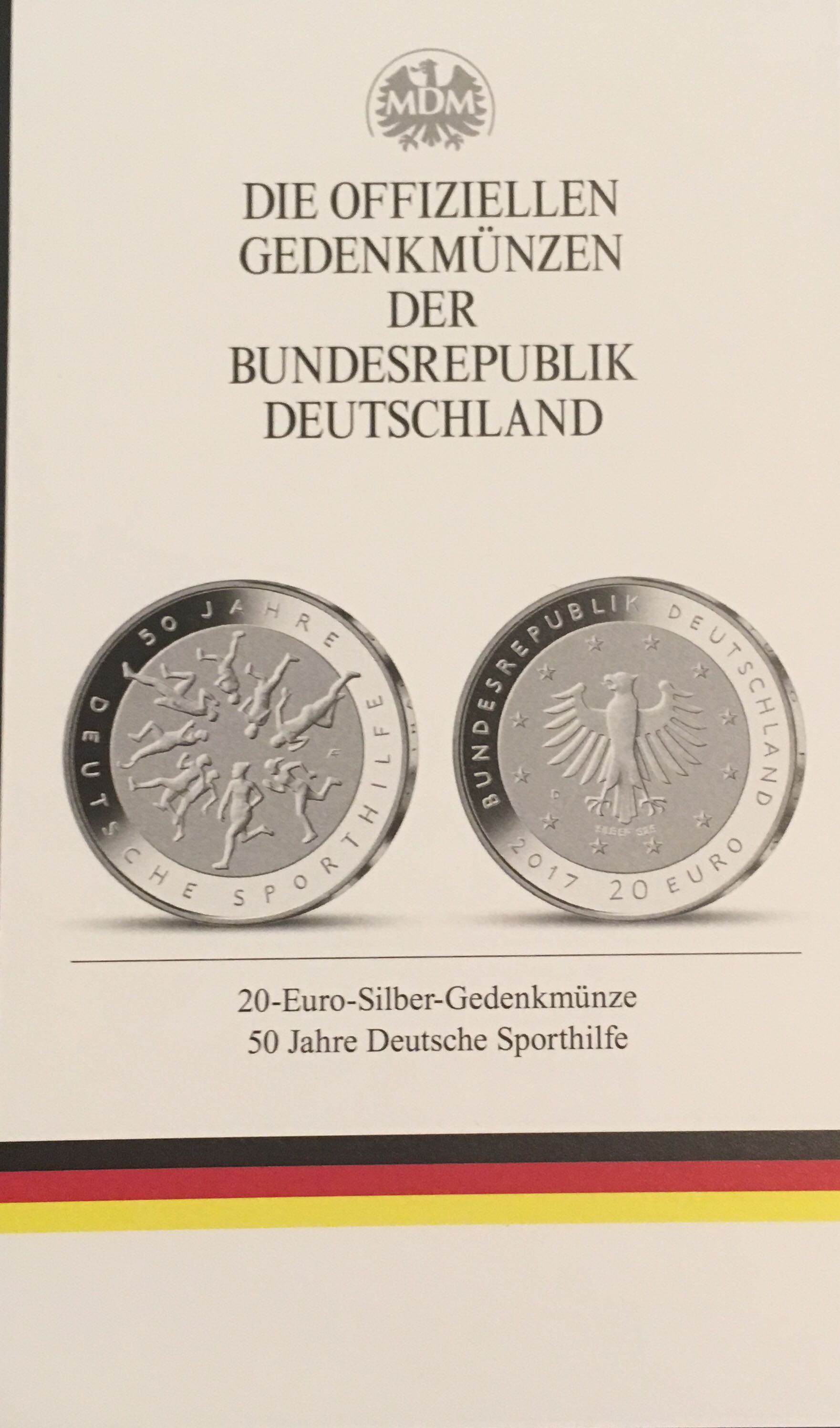50 Jahre Deutsche Sporthilfe  coin collectible - Main Image 2