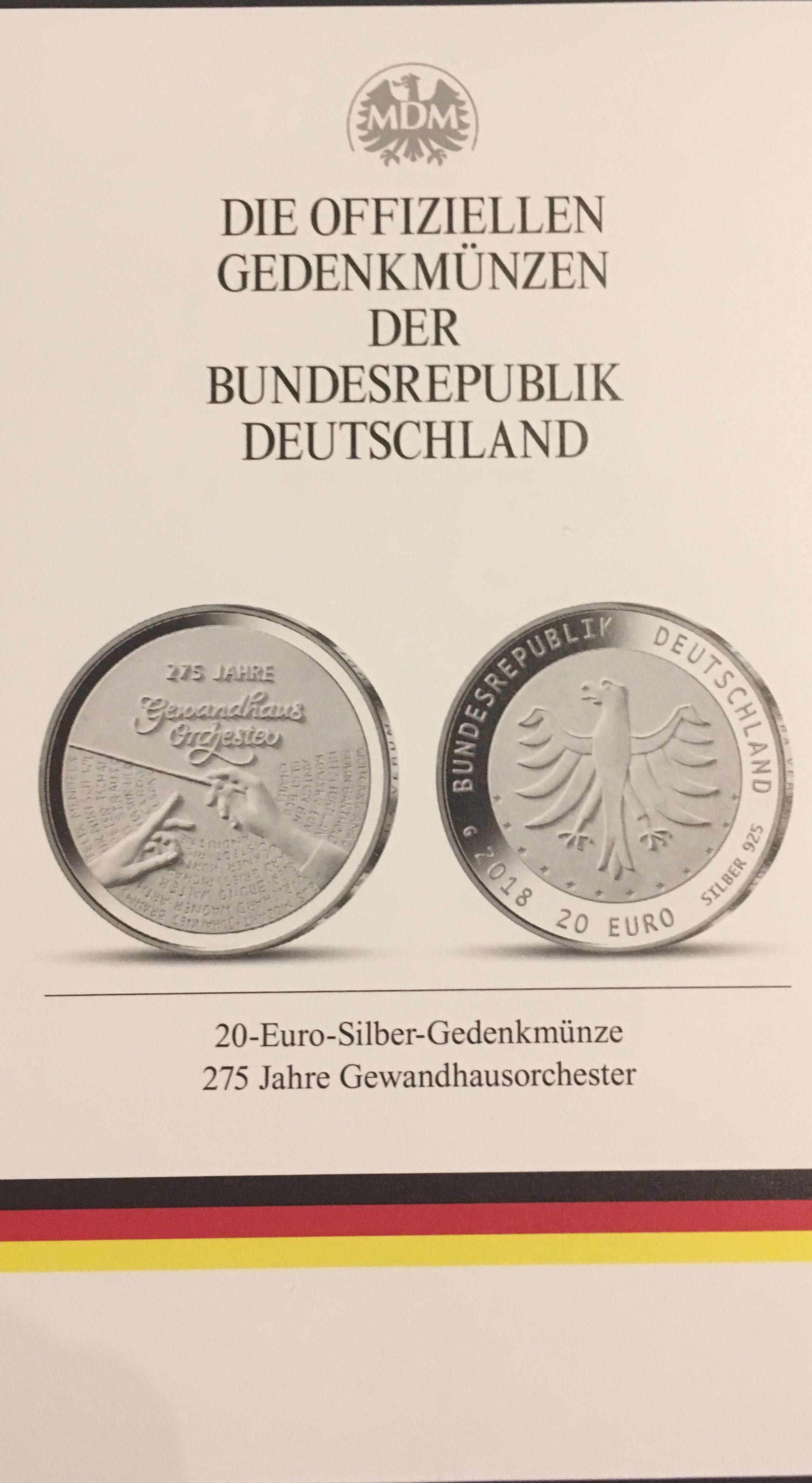 275 Jahre Gewandhausorchester  coin collectible - Main Image 2
