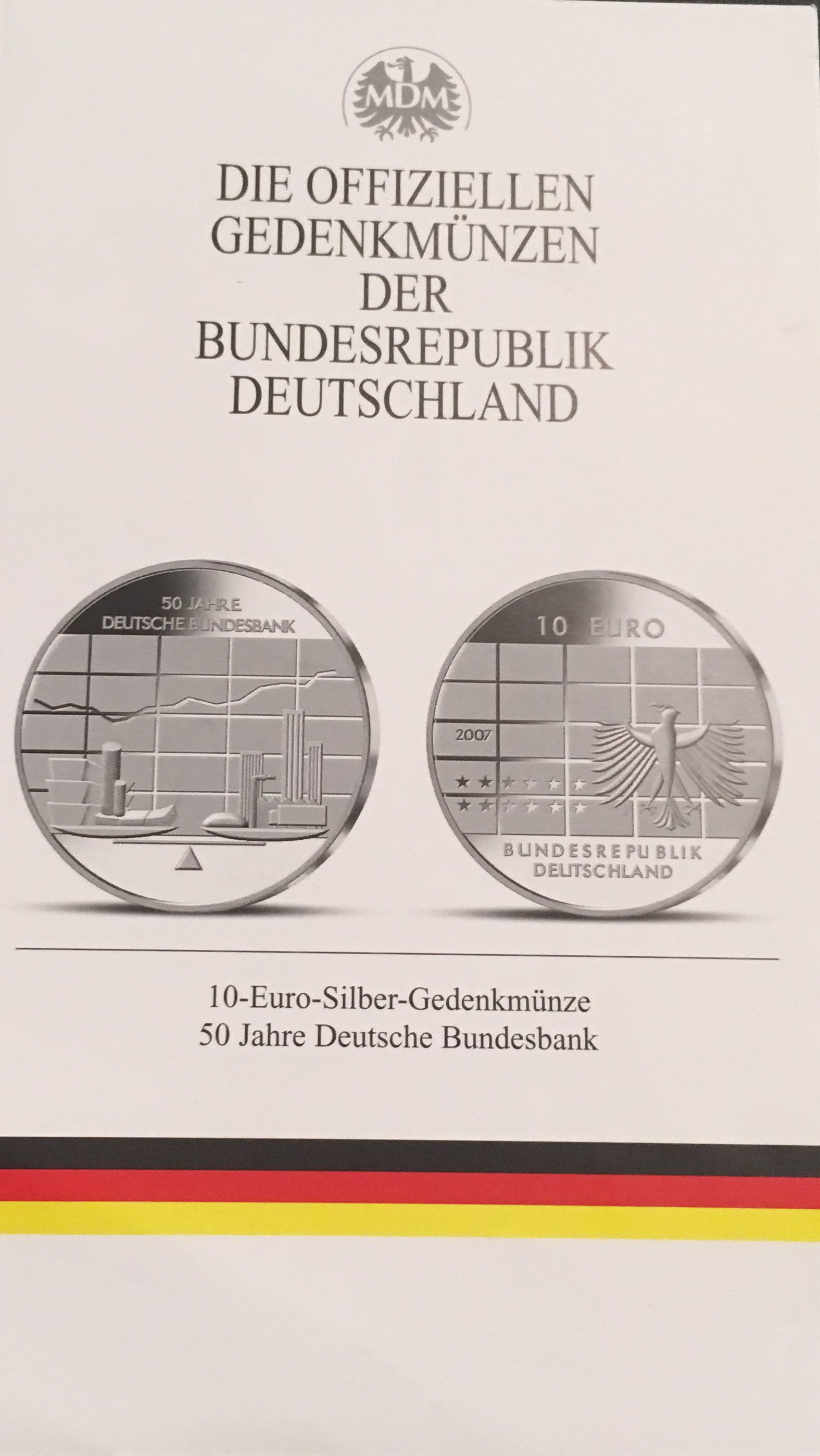 50 Jahre Deutsche Bundesbank   coin collectible - Main Image 2