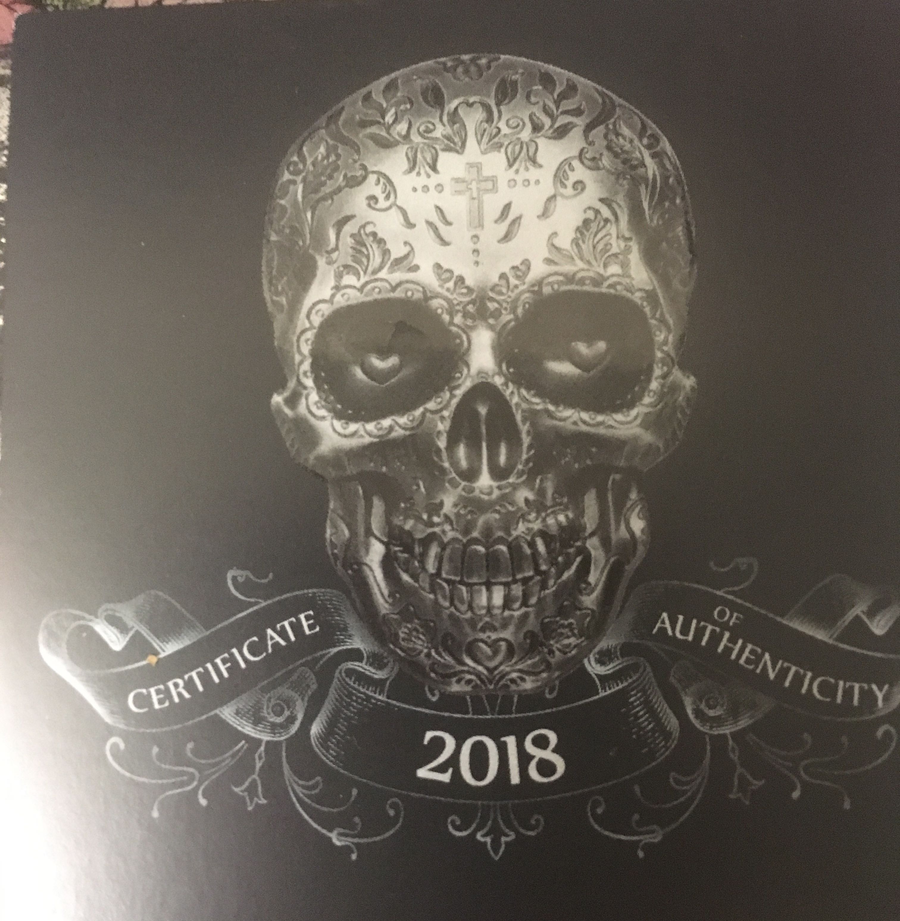 Day Of The Dead 1oz Skull  coin collectible - Main Image 3