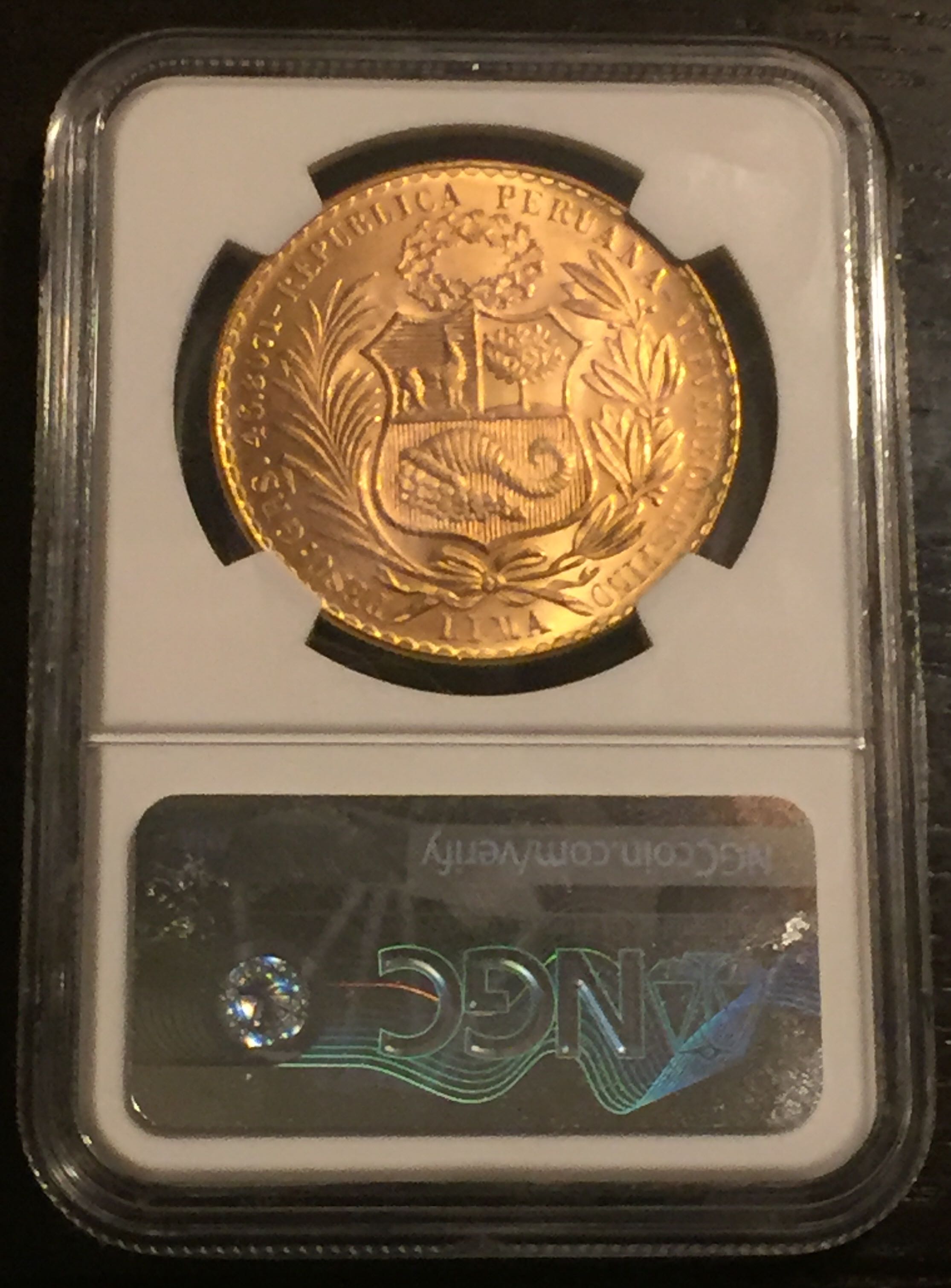 1966 100 Soles  coin collectible - Main Image 2