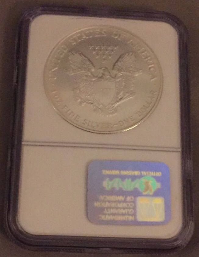 1995 American Silver Eagle (2)  coin collectible - Main Image 2