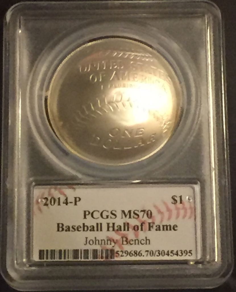2014 P Johnny Bench  coin collectible - Main Image 2