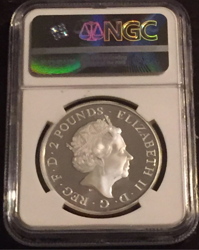 2016 Britannia Silver Ł2  coin collectible - Main Image 2