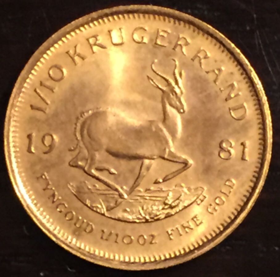 1981 Krugerrand  coin collectible - Main Image 2