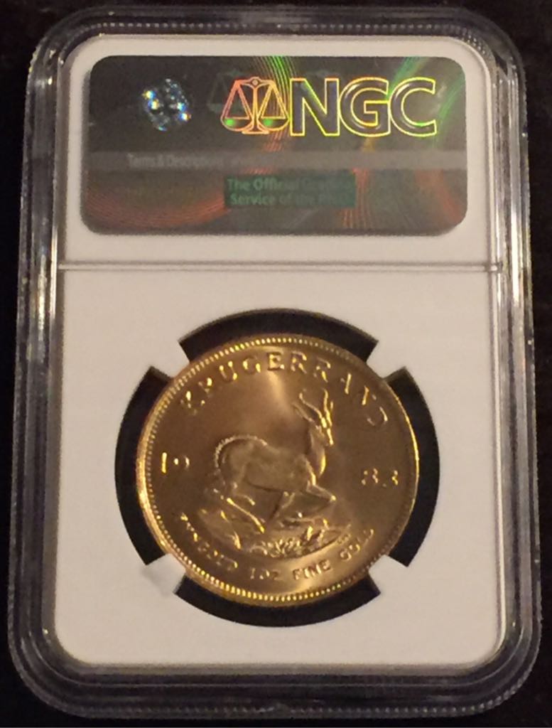 1983 Krugerrand  coin collectible - Main Image 2