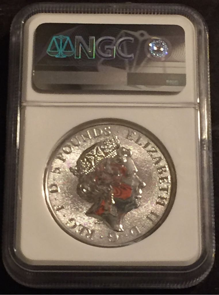 Queens Beasts 2019 - The Falcon Of The Plantagenets Proof  coin collectible - Main Image 2