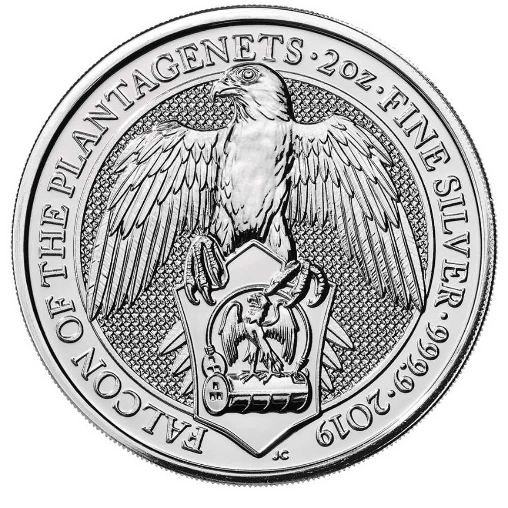 Queens Beasts 2019 - The Falcon Of The Plantagenets Proof  coin collectible - Main Image 3