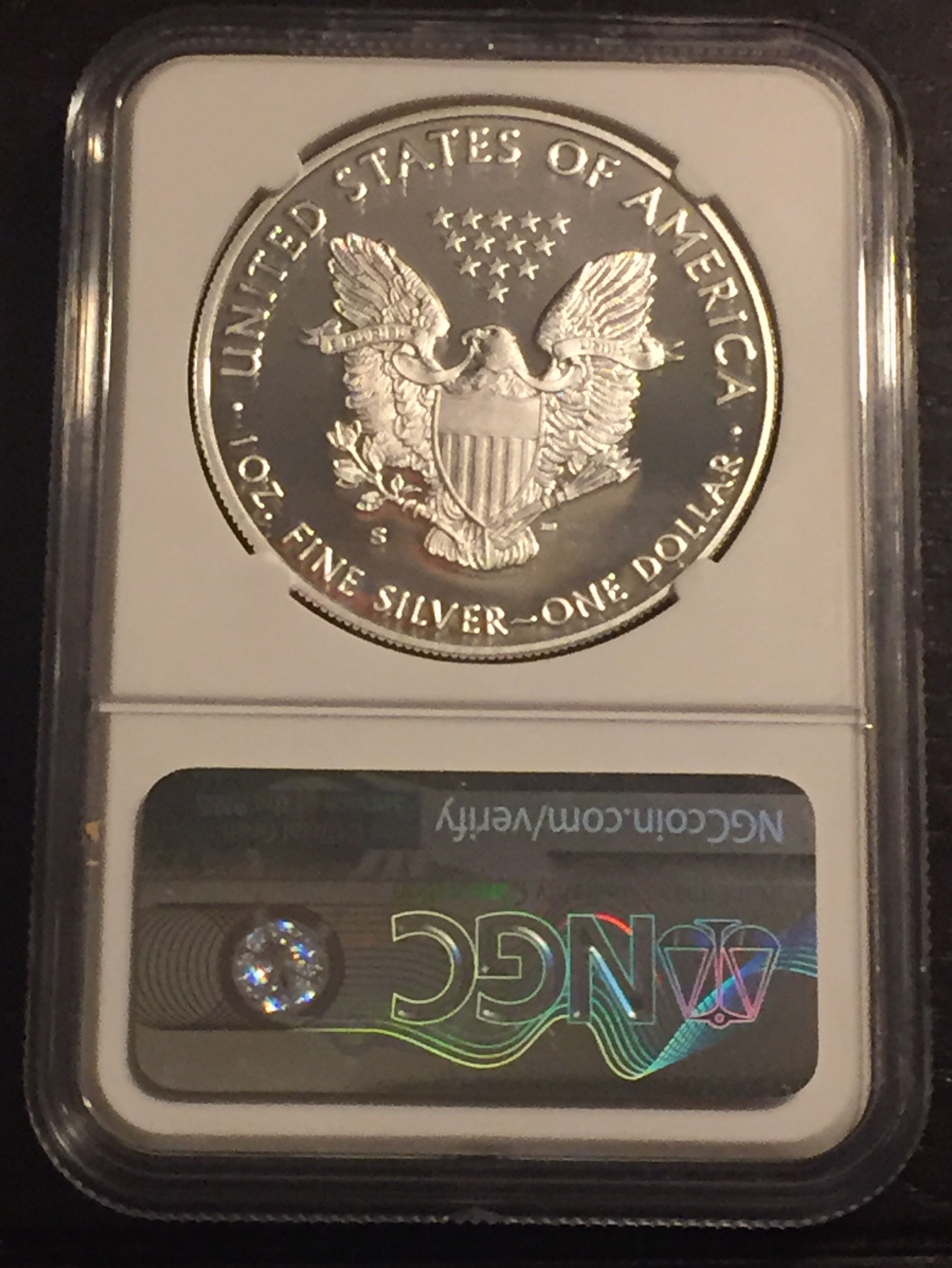 2018 S American Eagle  coin collectible - Main Image 2