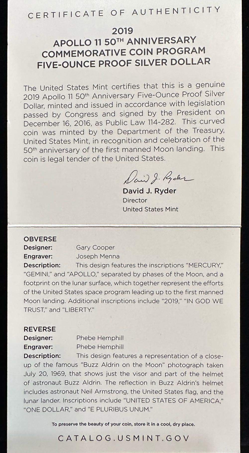 Proof Coin  coin collectible - Main Image 3