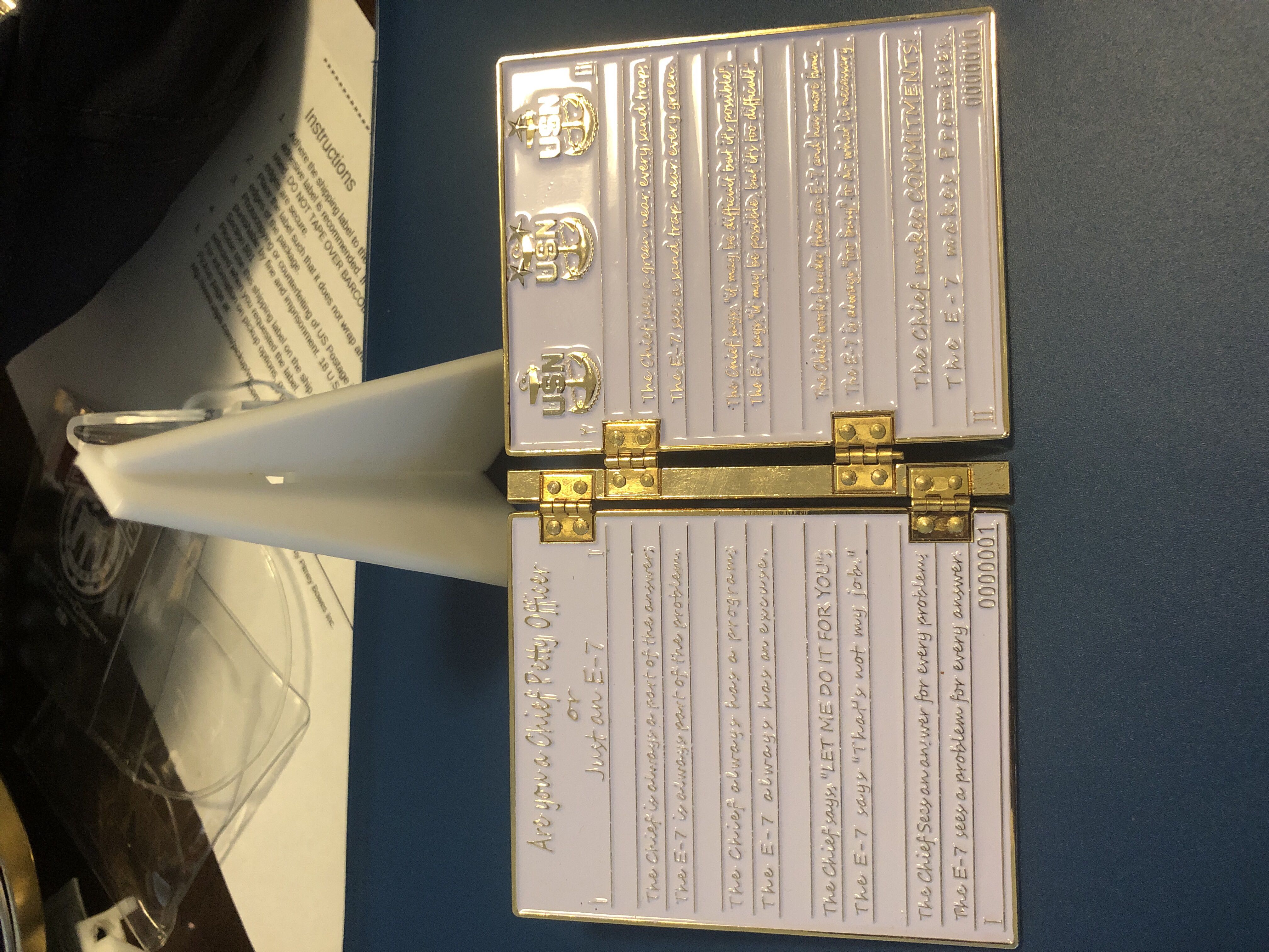 Khaki Charge Book CPO coin  coin collectible - Main Image 2