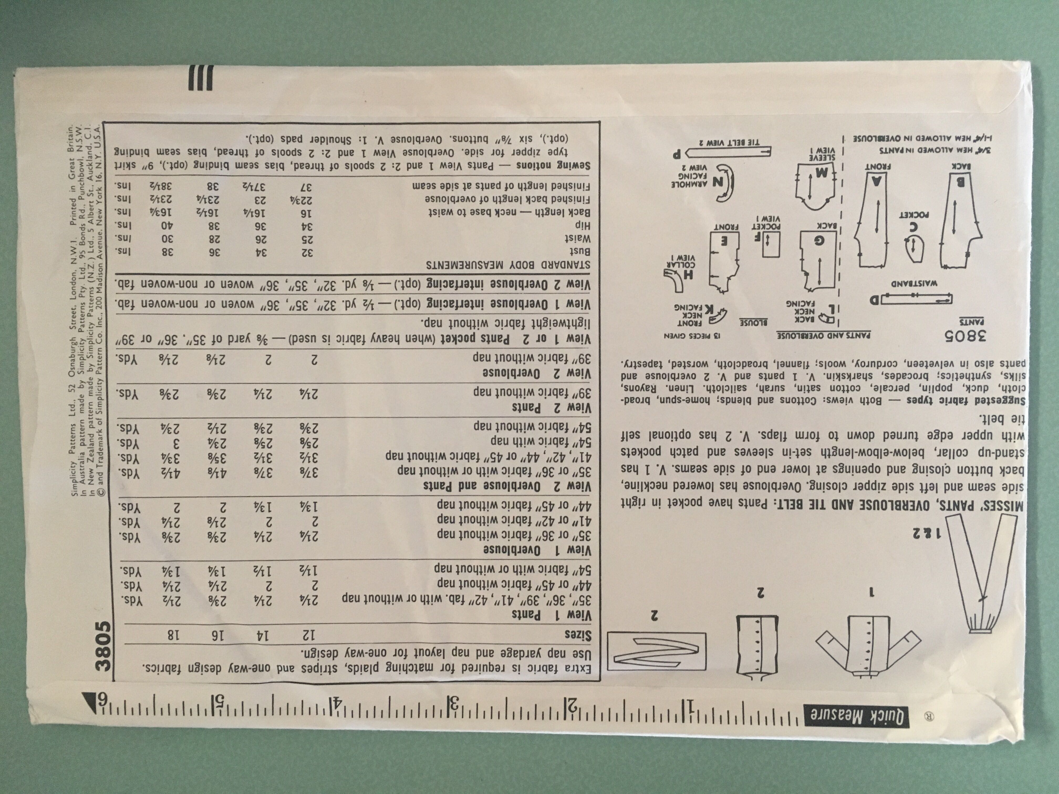 Misses Pants And Overblouse  coin collectible - Main Image 2