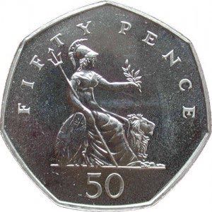 50p Britannia  coin collectible - Main Image 2