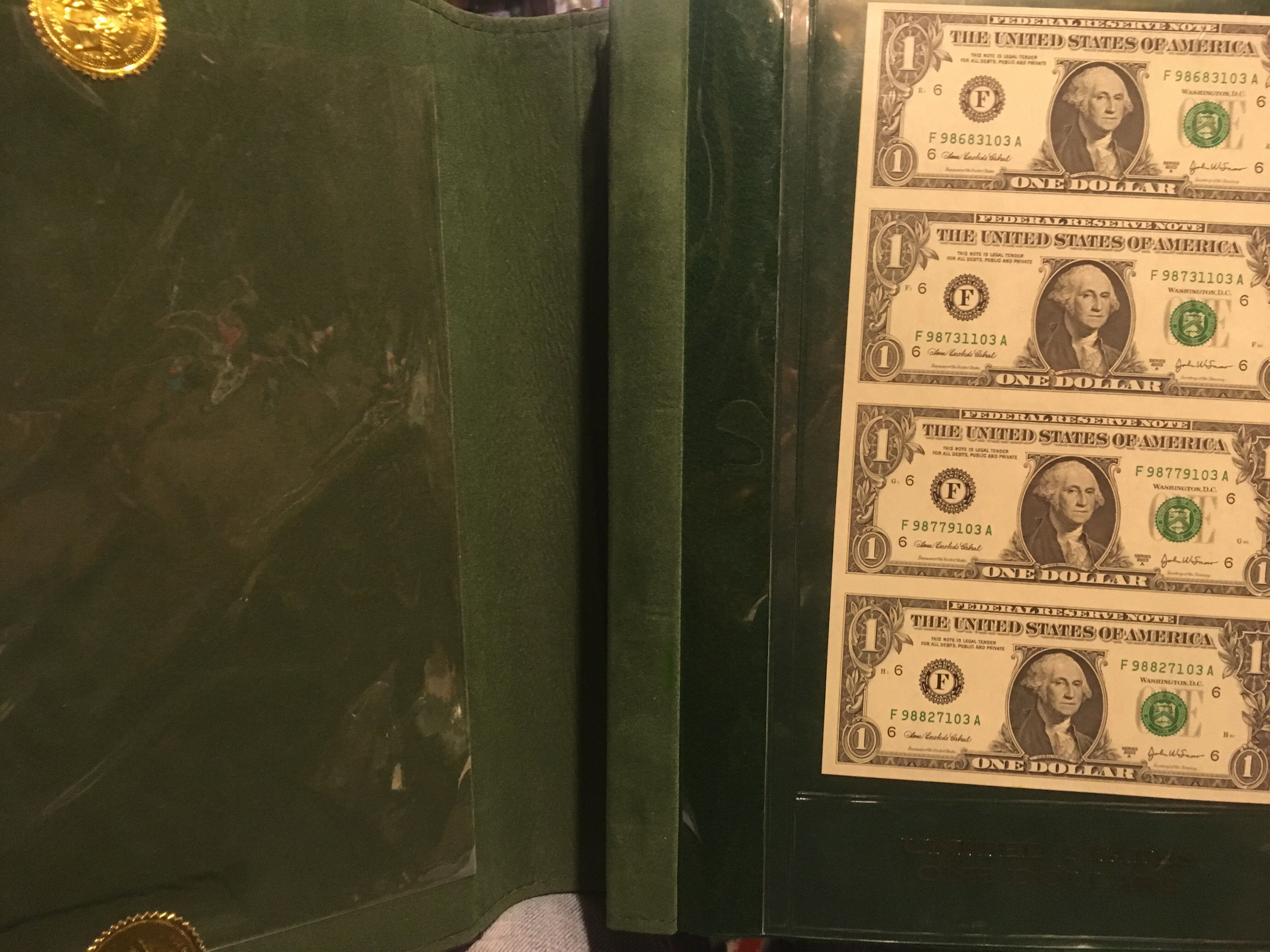 World Reserve Book Of Bills 2003   coin collectible - Main Image 4