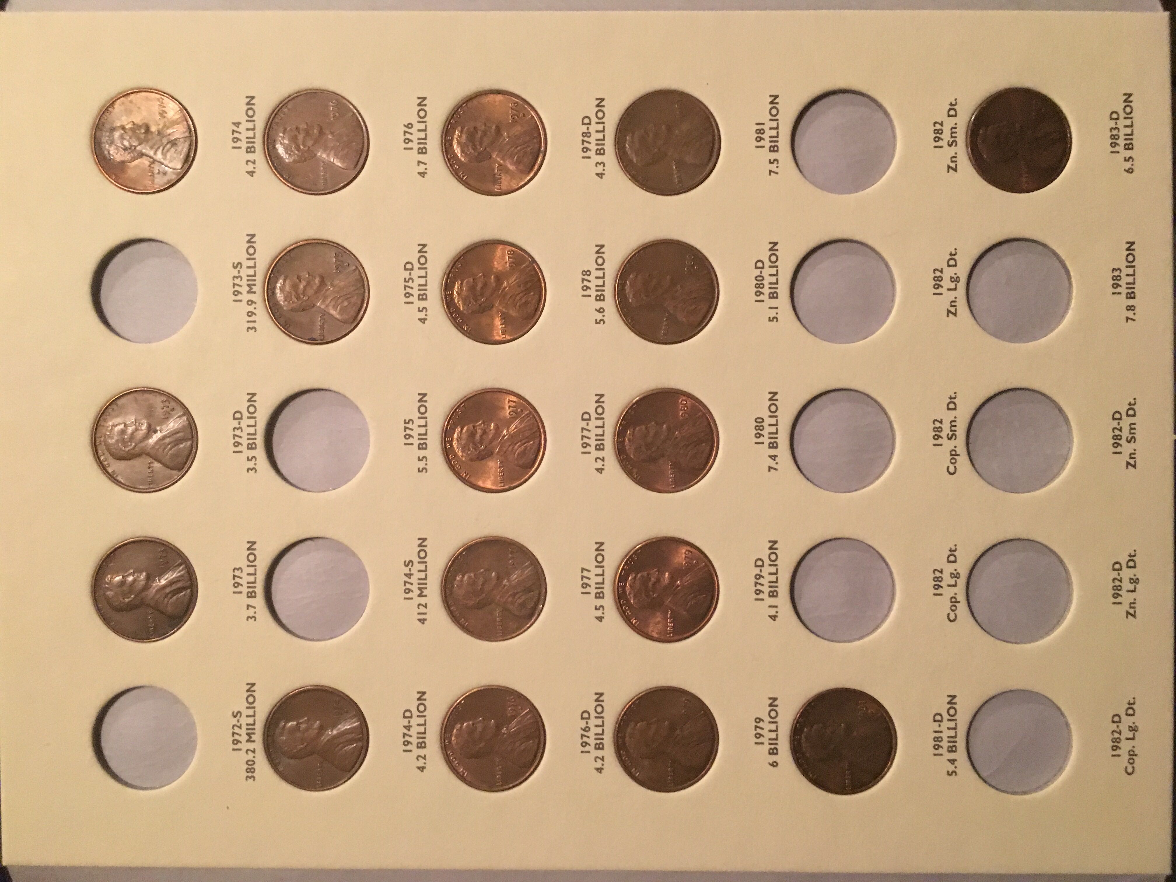 Lincoln Cents Memorial Cents 1959-1998  coin collectible [Barcode 9780964459175] - Main Image 3