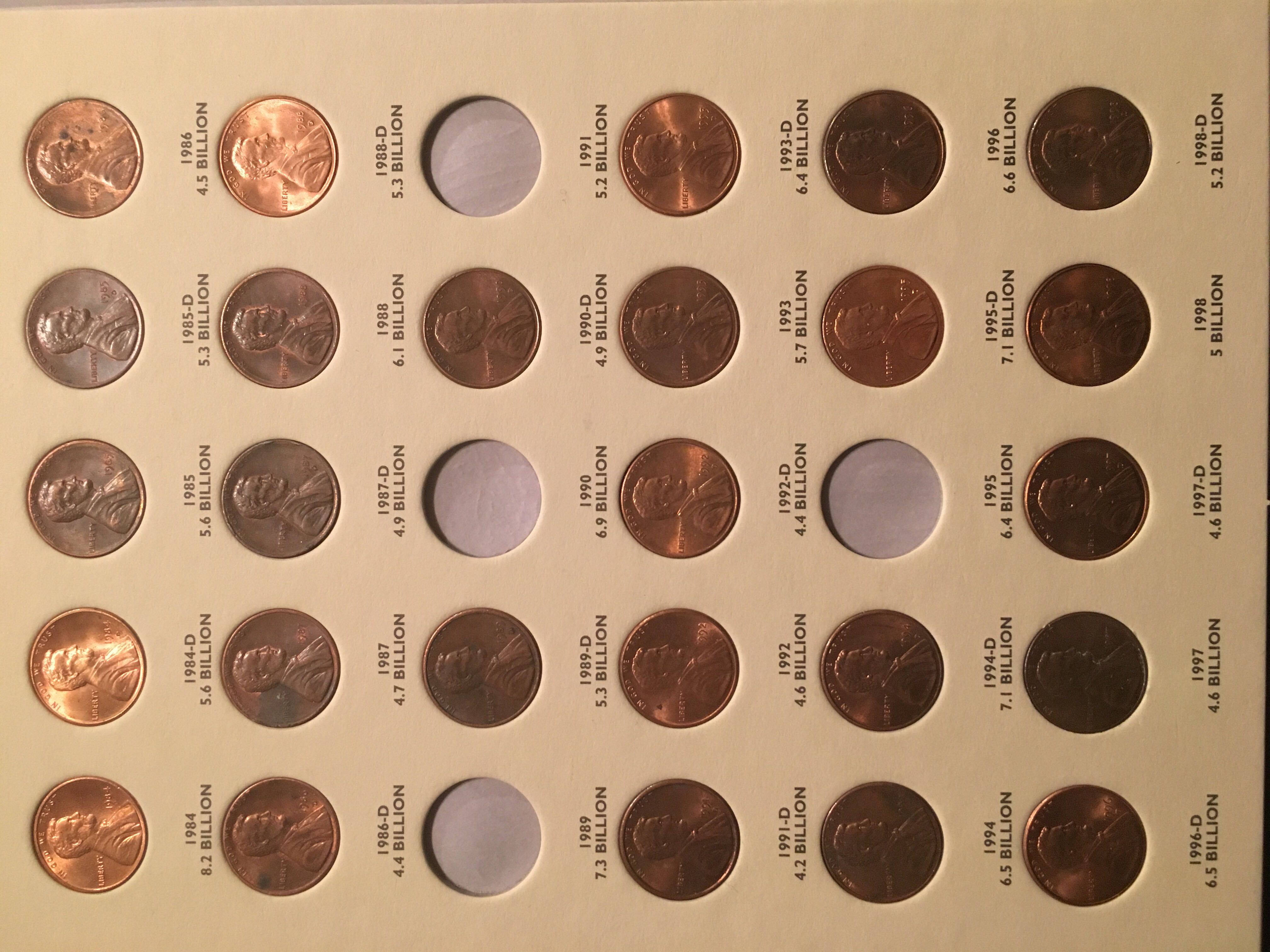Lincoln Cents Memorial Cents 1959-1998  coin collectible [Barcode 9780964459175] - Main Image 4